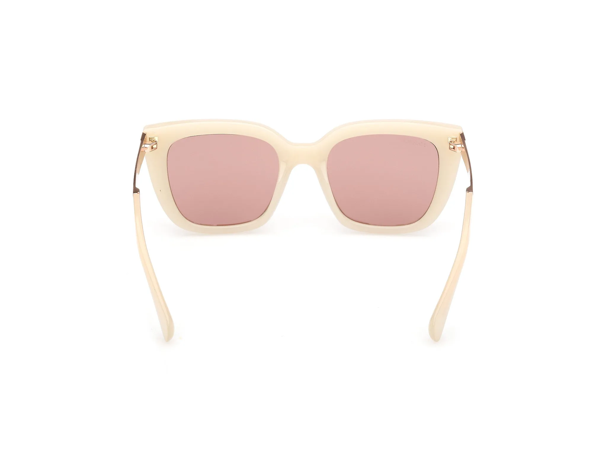 MAX&Co MO0157 21S Occhiali da sole Iniettato Bianco Bordeaux Cat Eye Normale - immagine 4