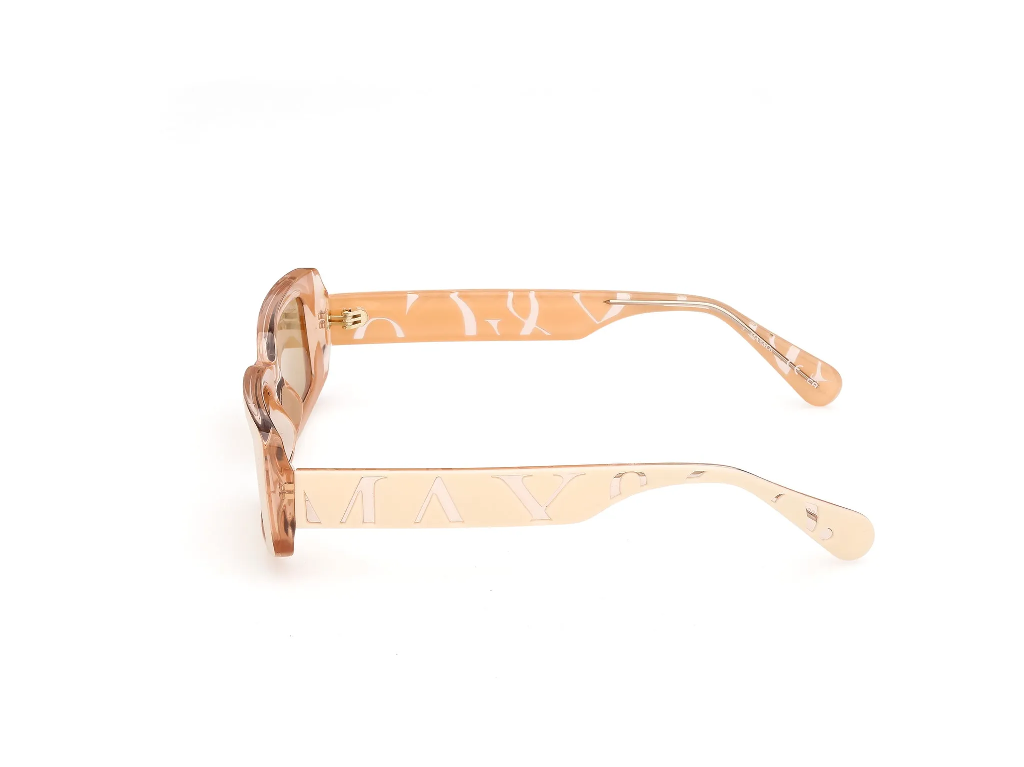 MAX&Co MO0156 21J Occhiali da sole Iniettato Bianco Roviex Squadrata Normale - immagine 3