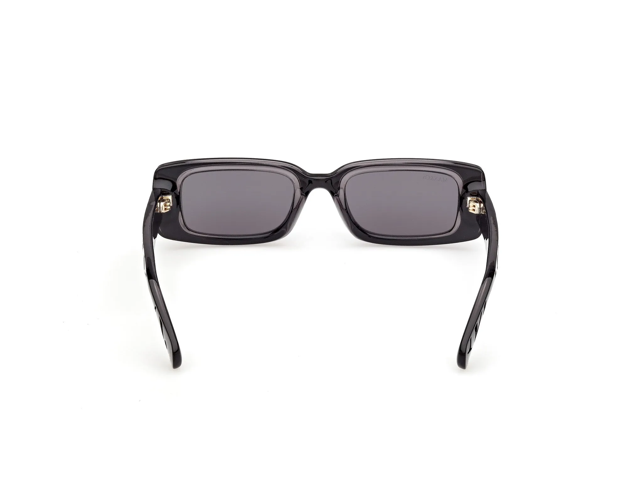 MAX&Co MO0156 01A Occhiali da sole Iniettato Nero Fumo Squadrata Normale - immagine 4