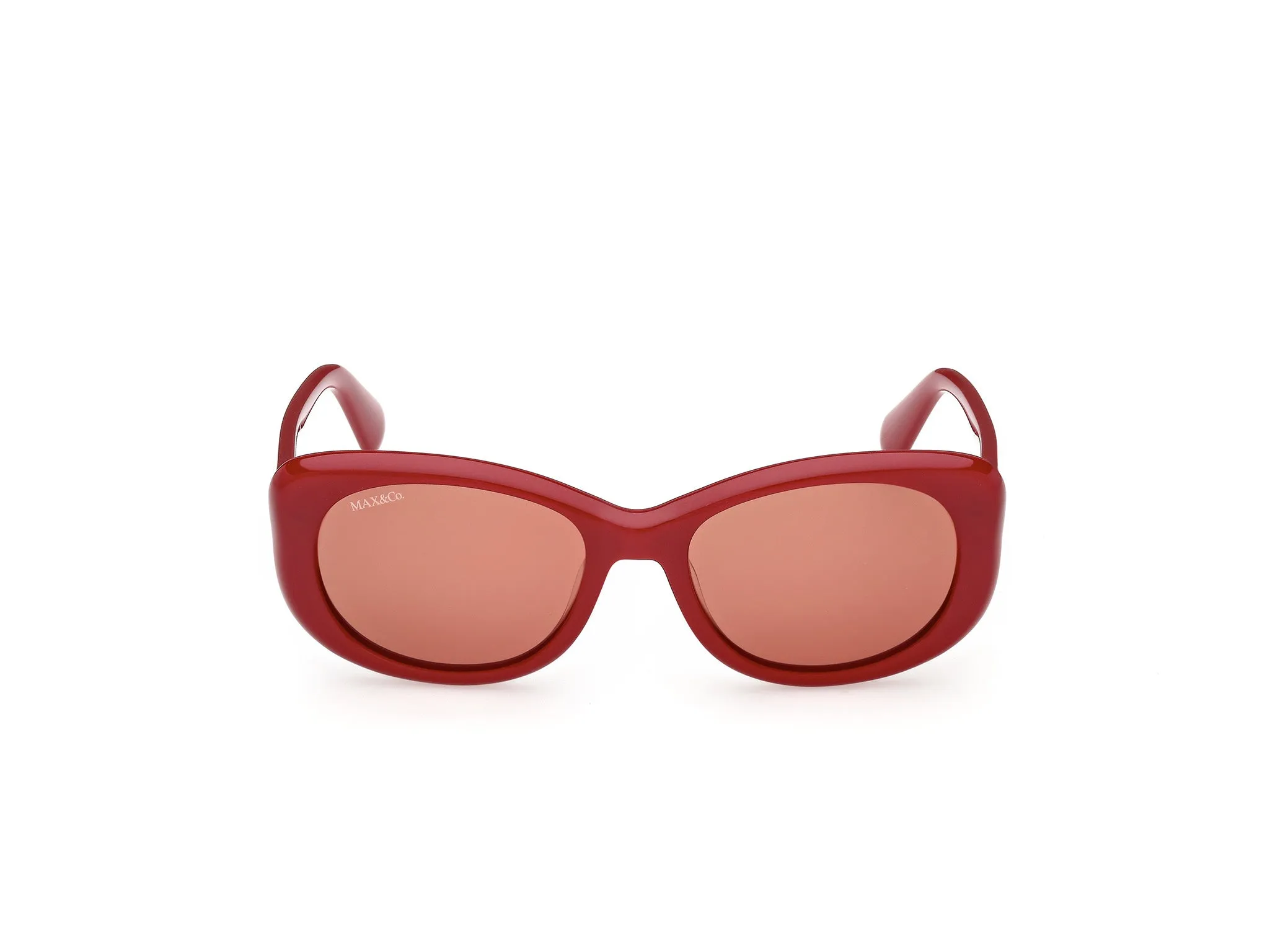 MAX&Co MO0155 66E Occhiali da sole Acetato Rosso Marrone Farfalla Normale - immagine 2