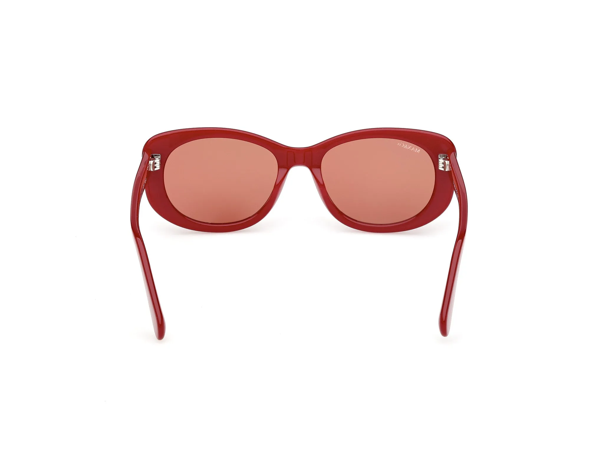 MAX&Co MO0155 66E Occhiali da sole Acetato Rosso Marrone Farfalla Normale - immagine 4