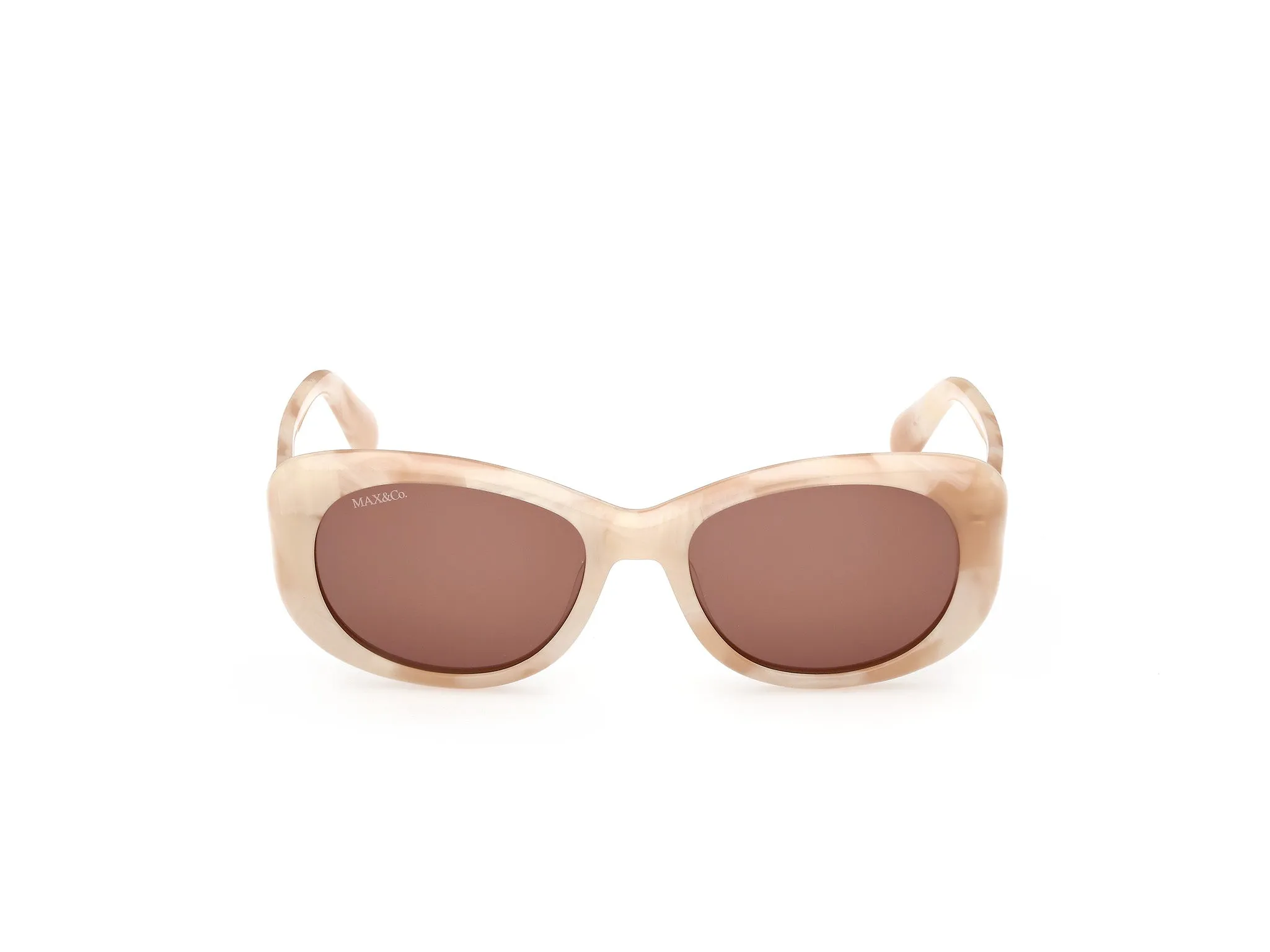 MAX&Co MO0155 59E Occhiali da sole Acetato Beige Marrone Farfalla Normale - immagine 2