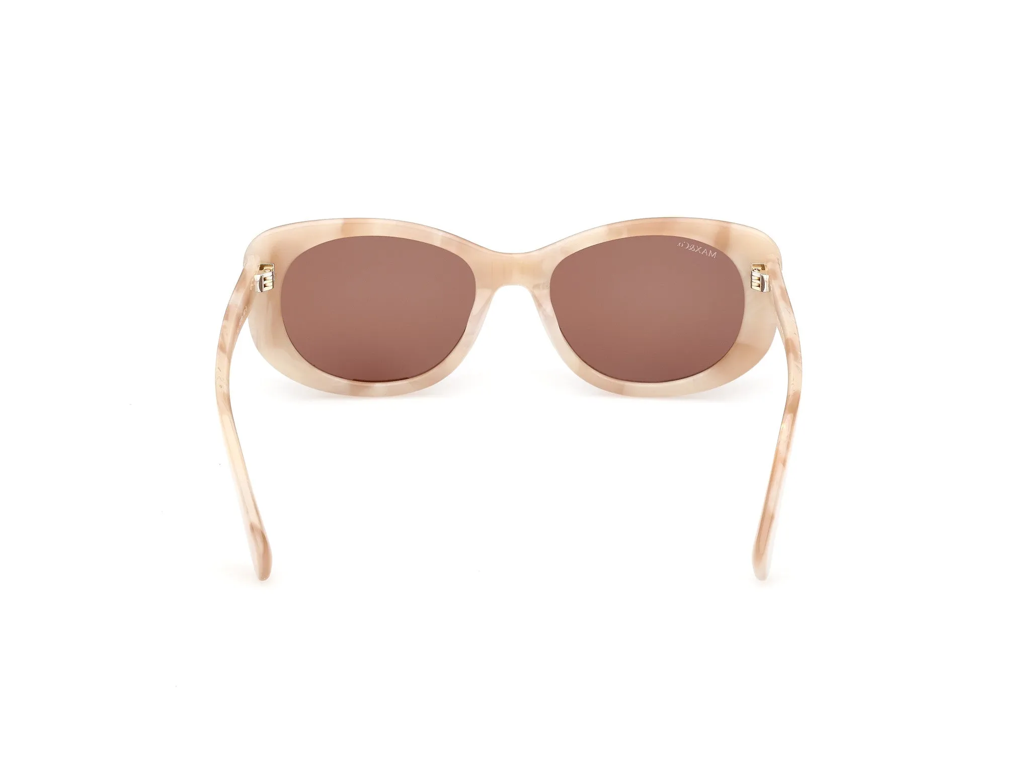 MAX&Co MO0155 59E Occhiali da sole Acetato Beige Marrone Farfalla Normale - immagine 4