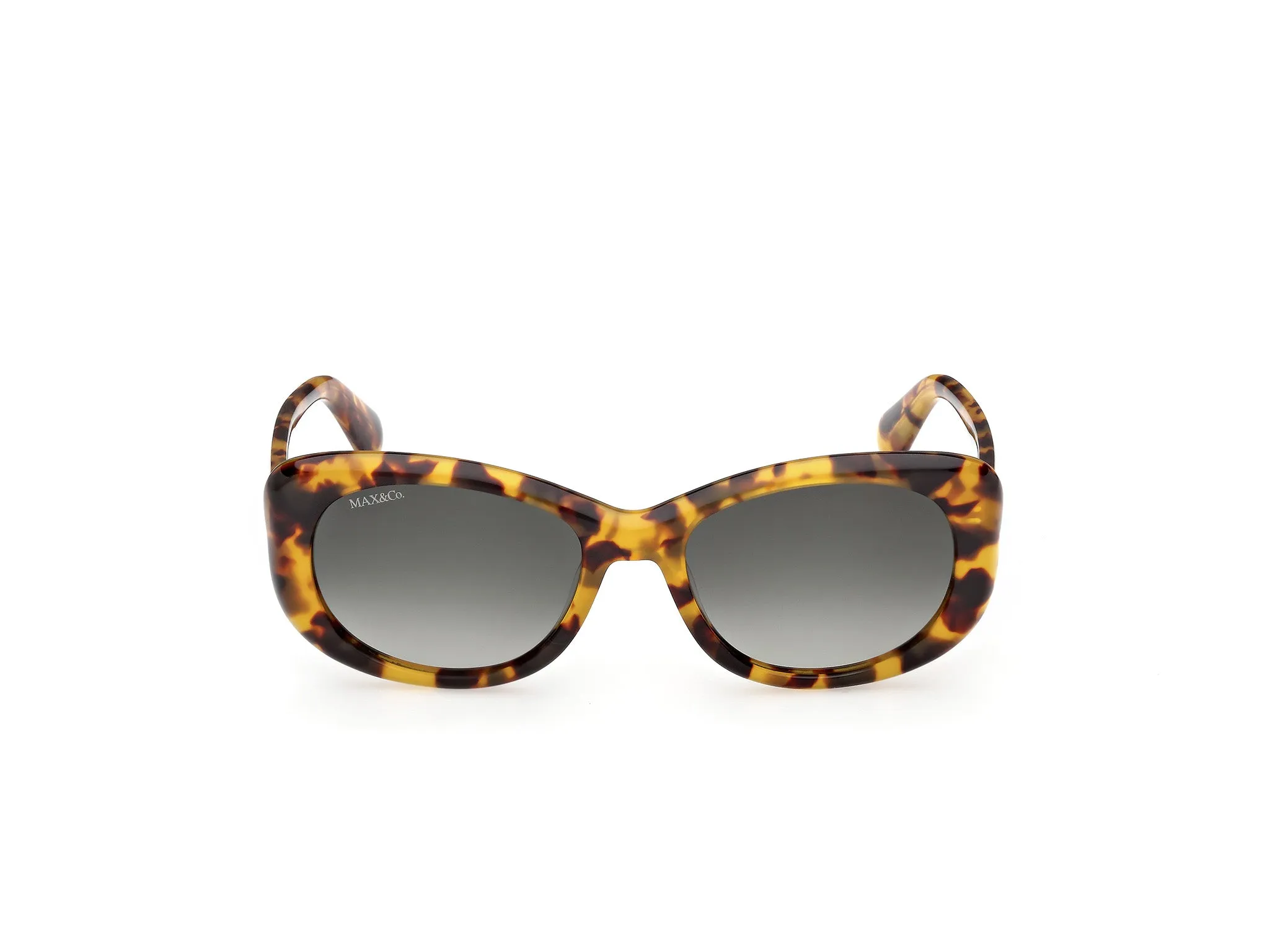 MAX&Co MO0155 53P Occhiali da sole Acetato Havana Verde Farfalla Normale - immagine 2