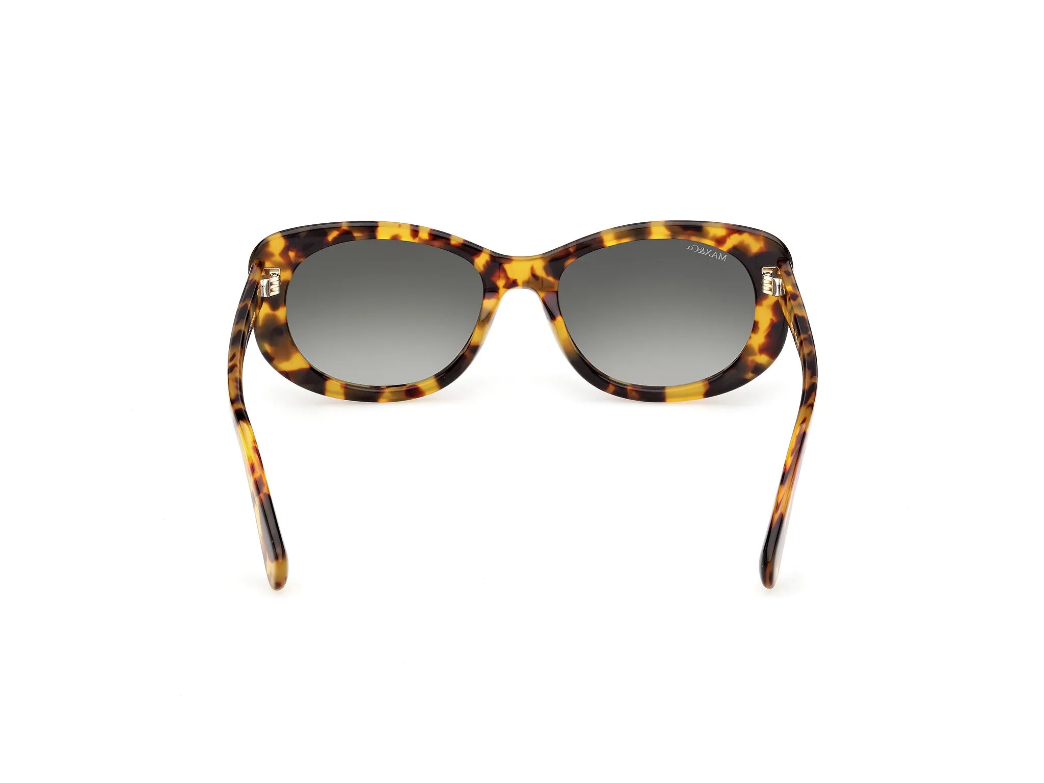 MAX&Co MO0155 53P Occhiali da sole Acetato Havana Verde Farfalla Normale - immagine 4