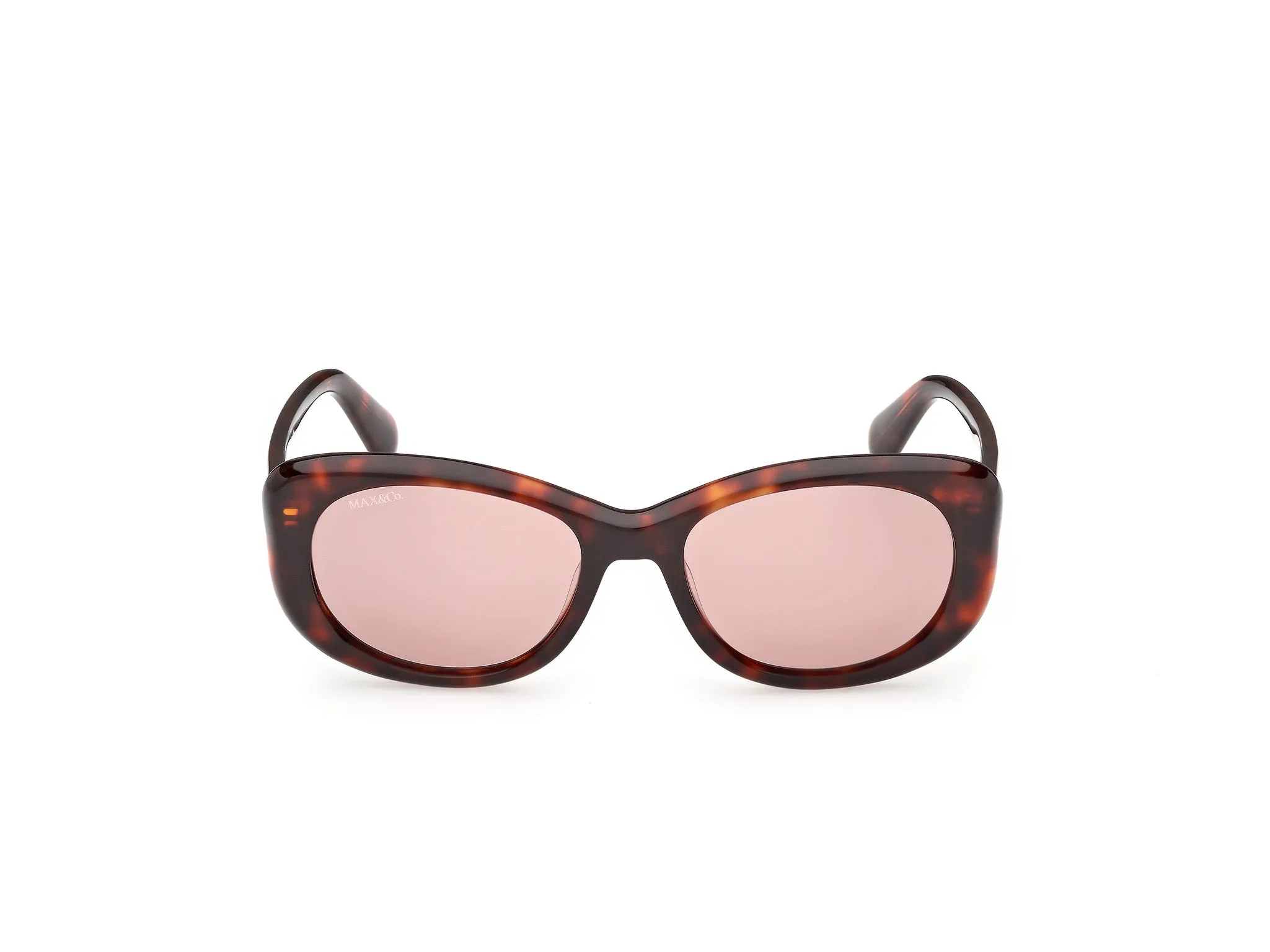 MAX&Co MO0155 52S Occhiali da sole Acetato Havana Bordeaux Farfalla Normale - immagine 2