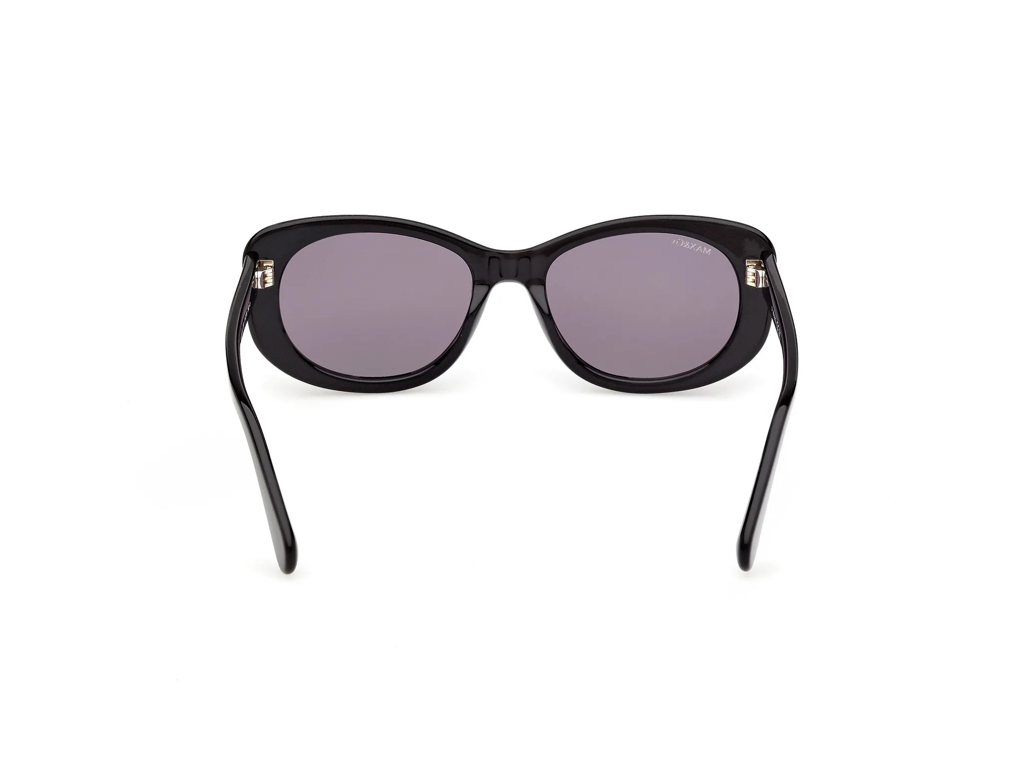 MAX&Co MO0155 01A Occhiali da sole Acetato Nero Fumo Farfalla Normale - immagine 4
