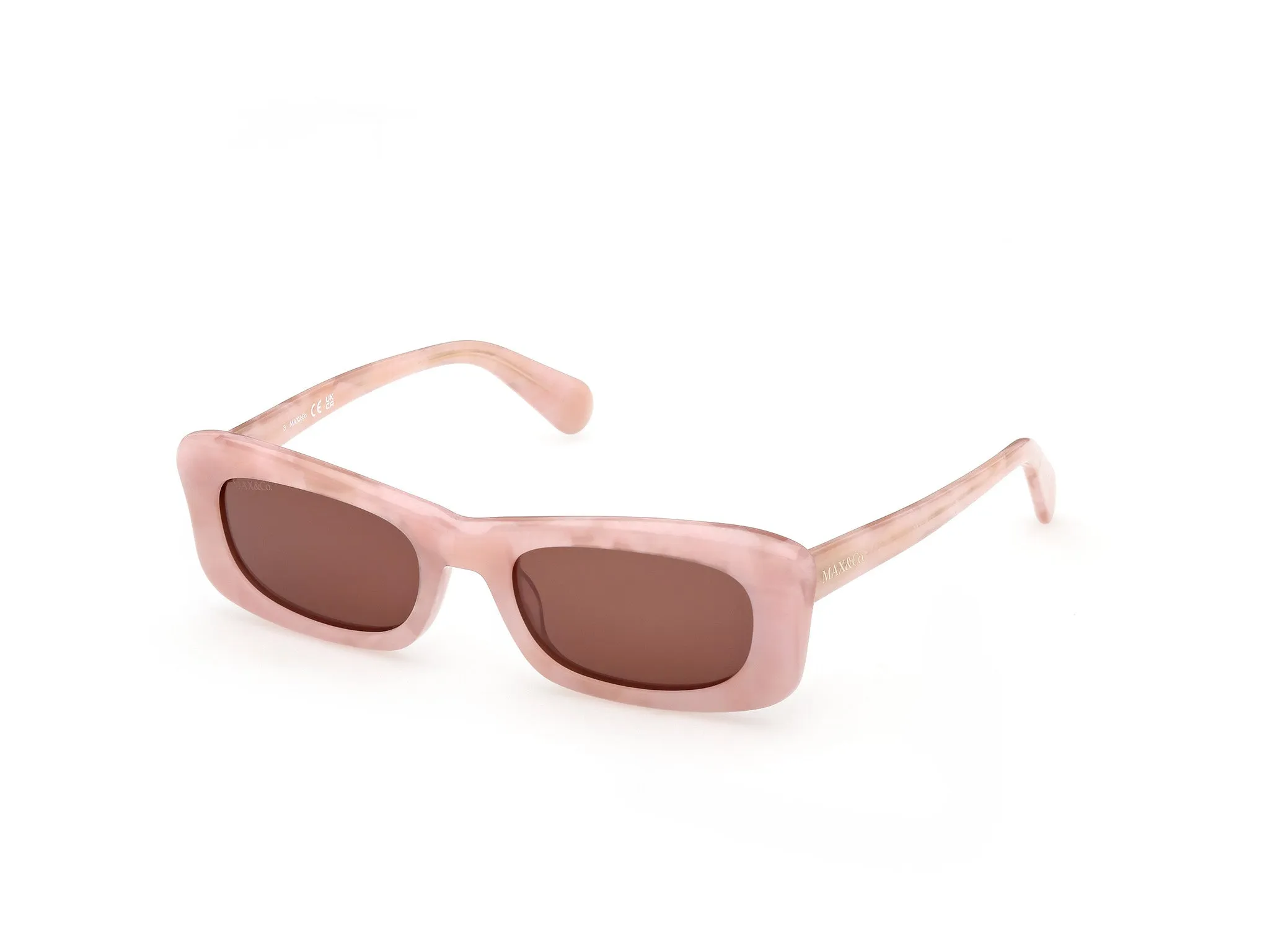 MAX&Co MO0154 74E Occhiali da sole Acetato Rosa Marrone Farfalla Normale - immagine 1