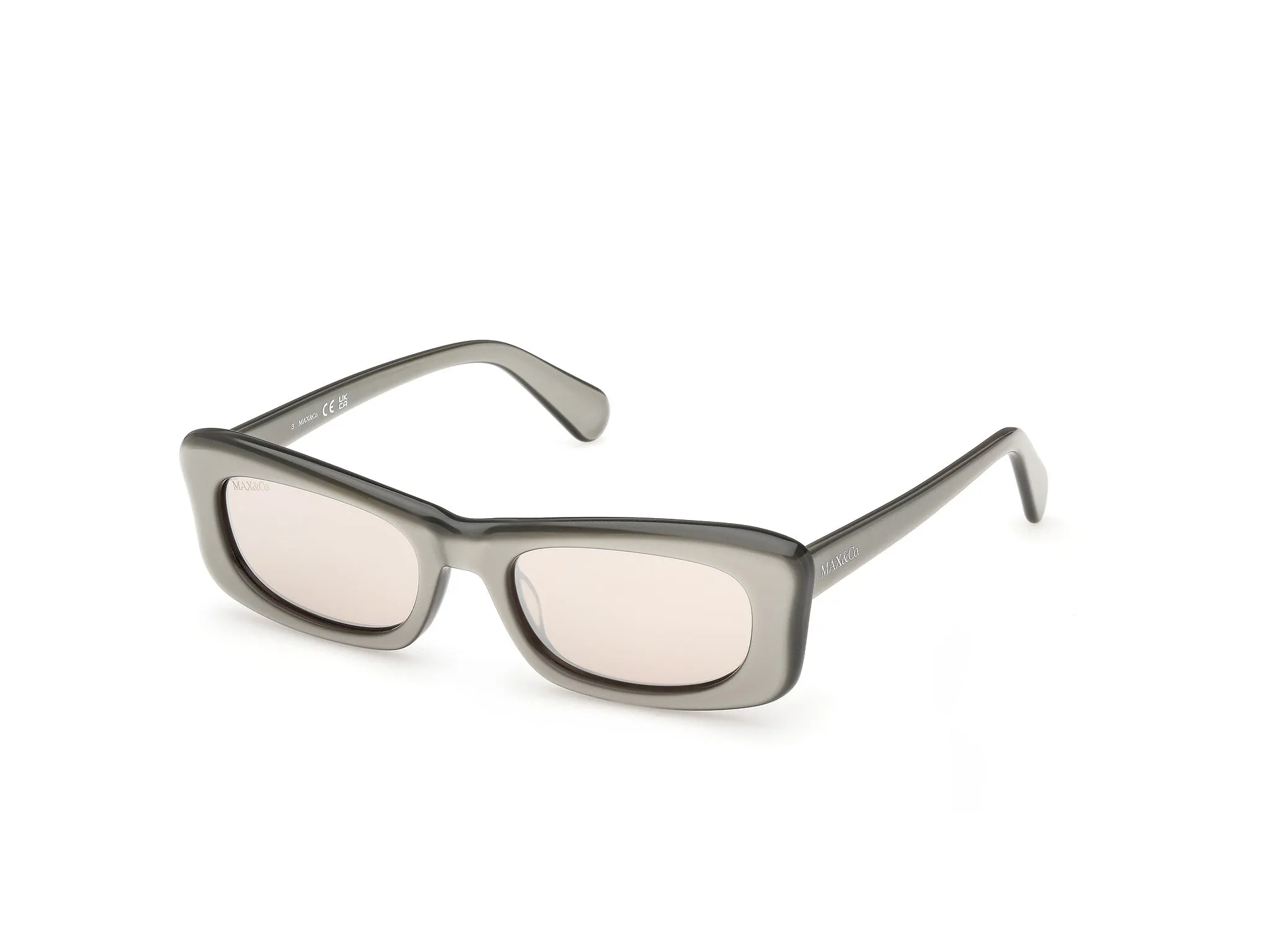 MAX&Co MO0154 59G Occhiali da sole Acetato Beige Marrone Farfalla Normale - immagine 1