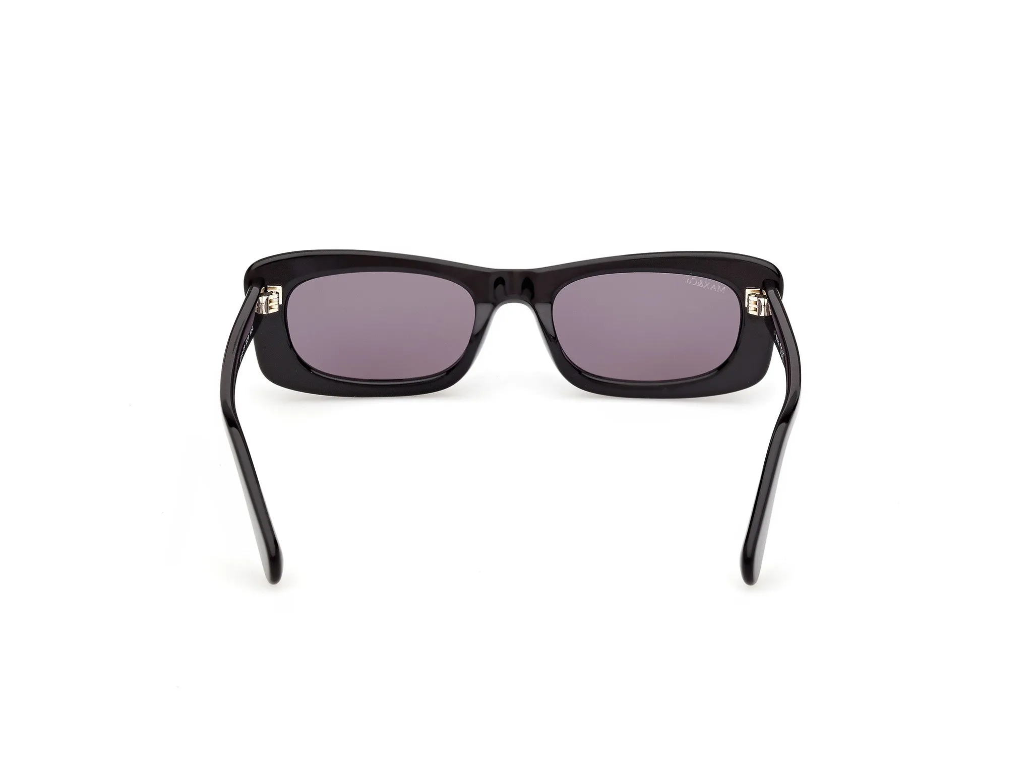 MAX&Co MO0154 01A Occhiali da sole Acetato Nero Fumo Farfalla Normale - immagine 4