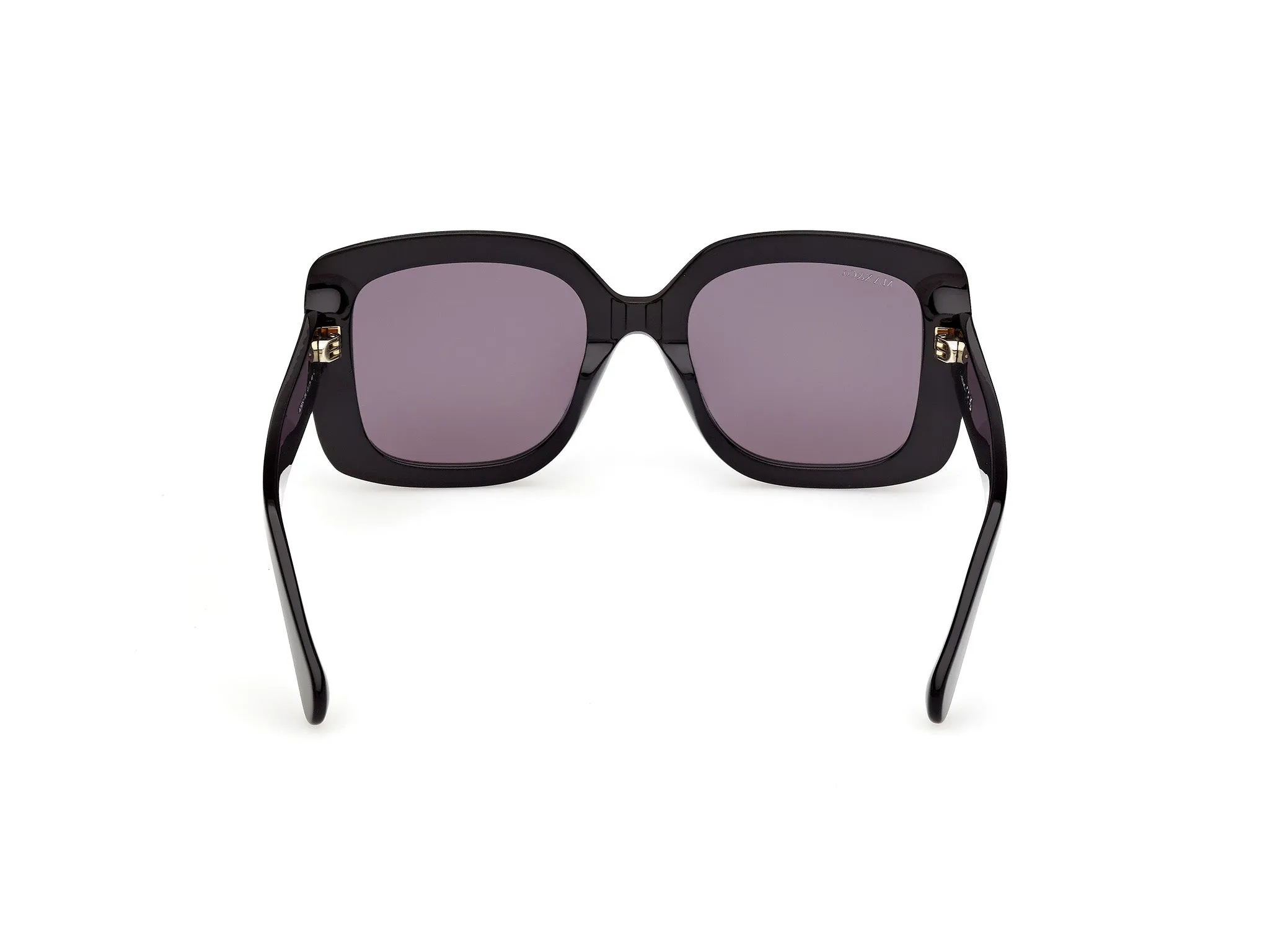 MAX&Co MO0153 01A Occhiali da sole Acetato Nero Fumo Squadrata Normale - immagine 4