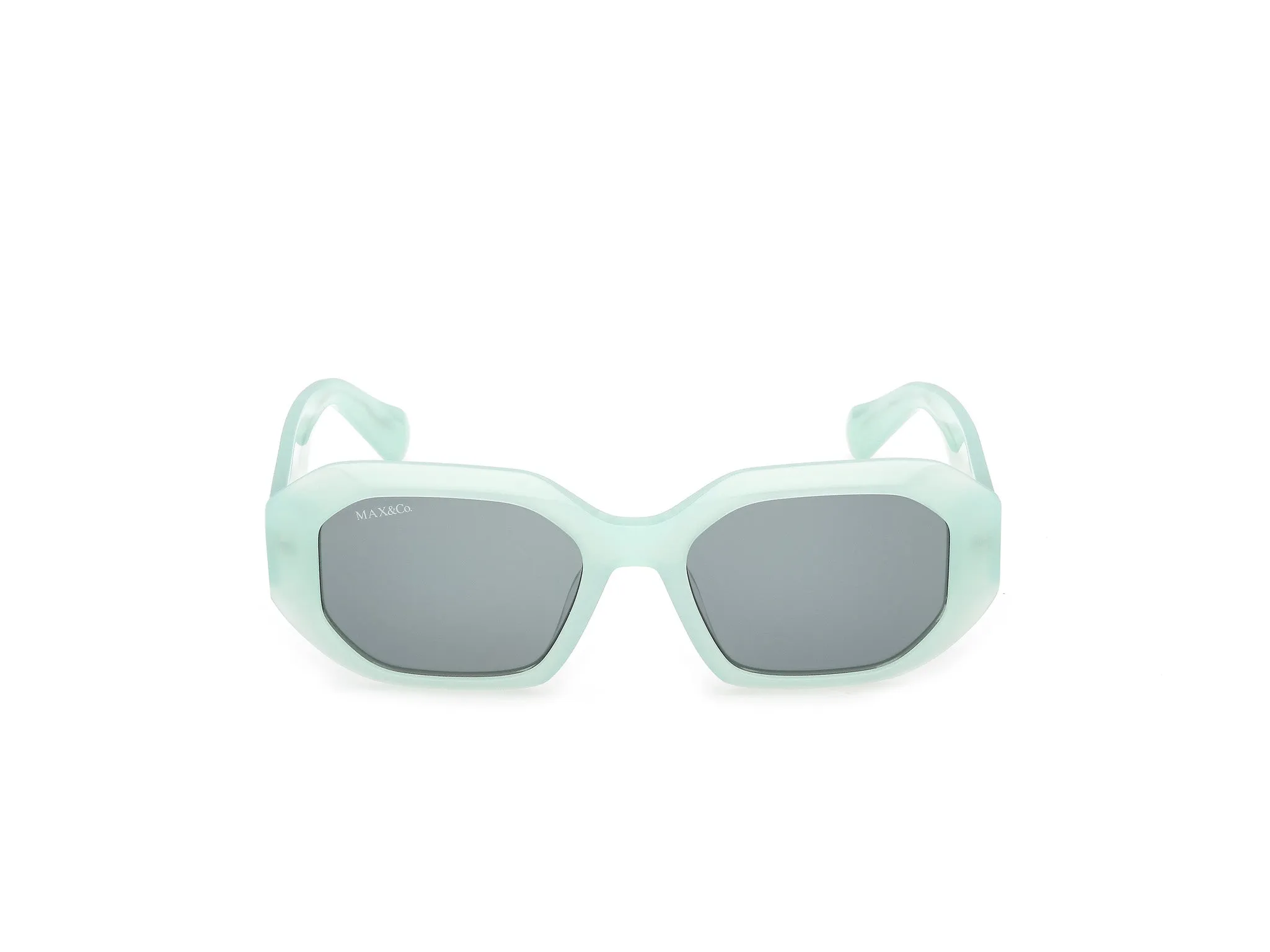 MAX&Co MO0152 93N Occhiali da sole Acetato Verde Verde Geometrica Normale - immagine 2