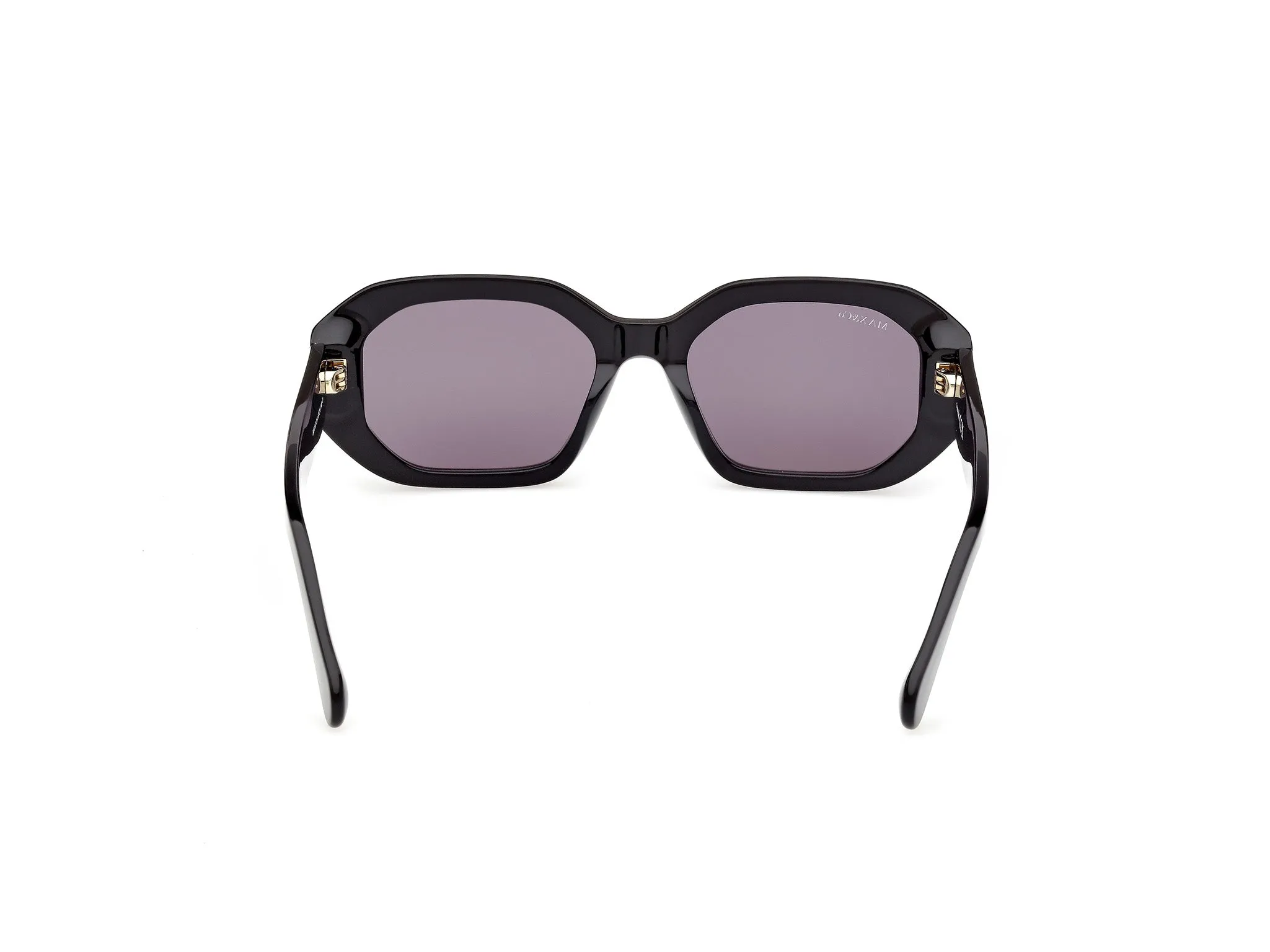MAX&Co MO0152 01A Occhiali da sole Acetato Nero Fumo Geometrica Normale - immagine 4