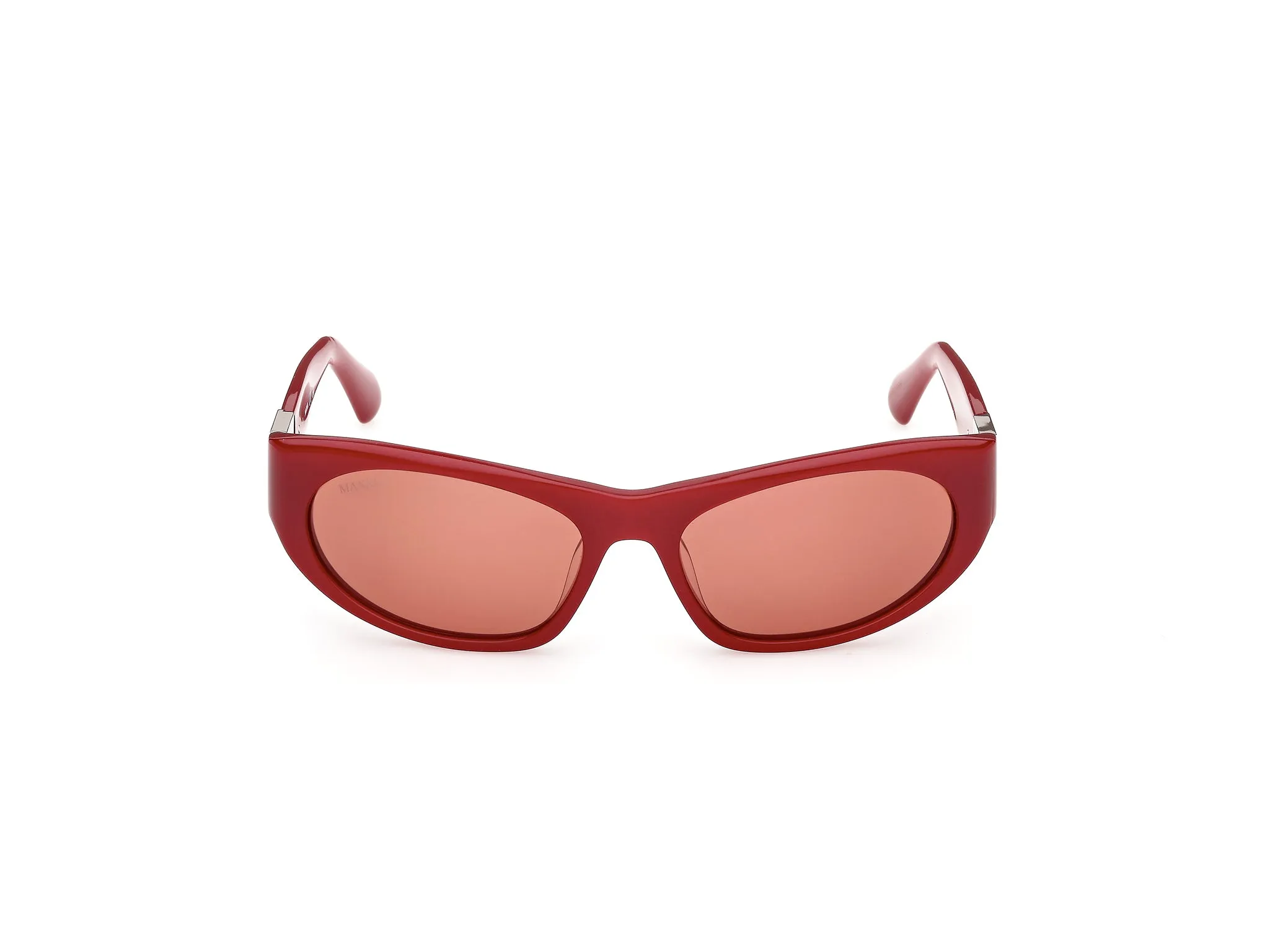 MAX&Co MO0151 66E Occhiali da sole Acetato Rosso Marrone Cat Eye Normale - immagine 2