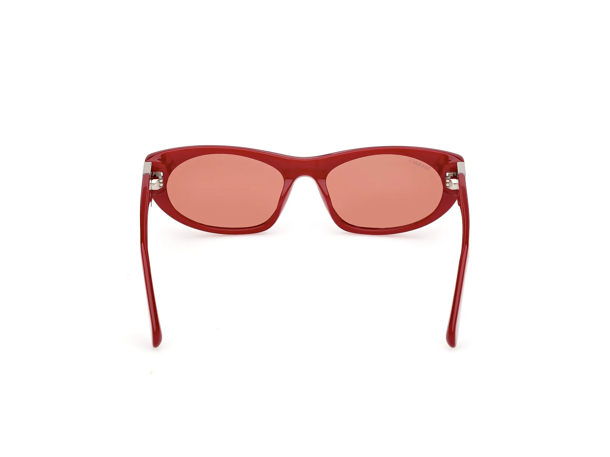 MAX&Co MO0151 66E Occhiali da sole Acetato Rosso Marrone Cat Eye Normale - immagine 4