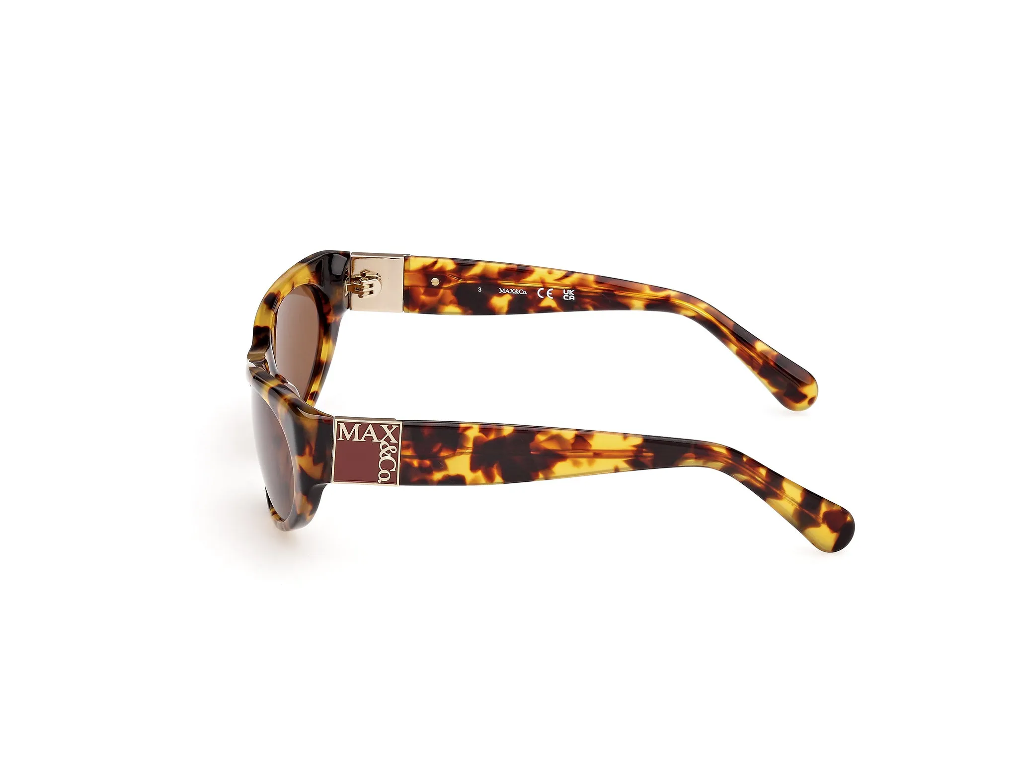 MAX&Co MO0151 53E Occhiali da sole Acetato Havana Marrone Cat Eye Normale - immagine 3
