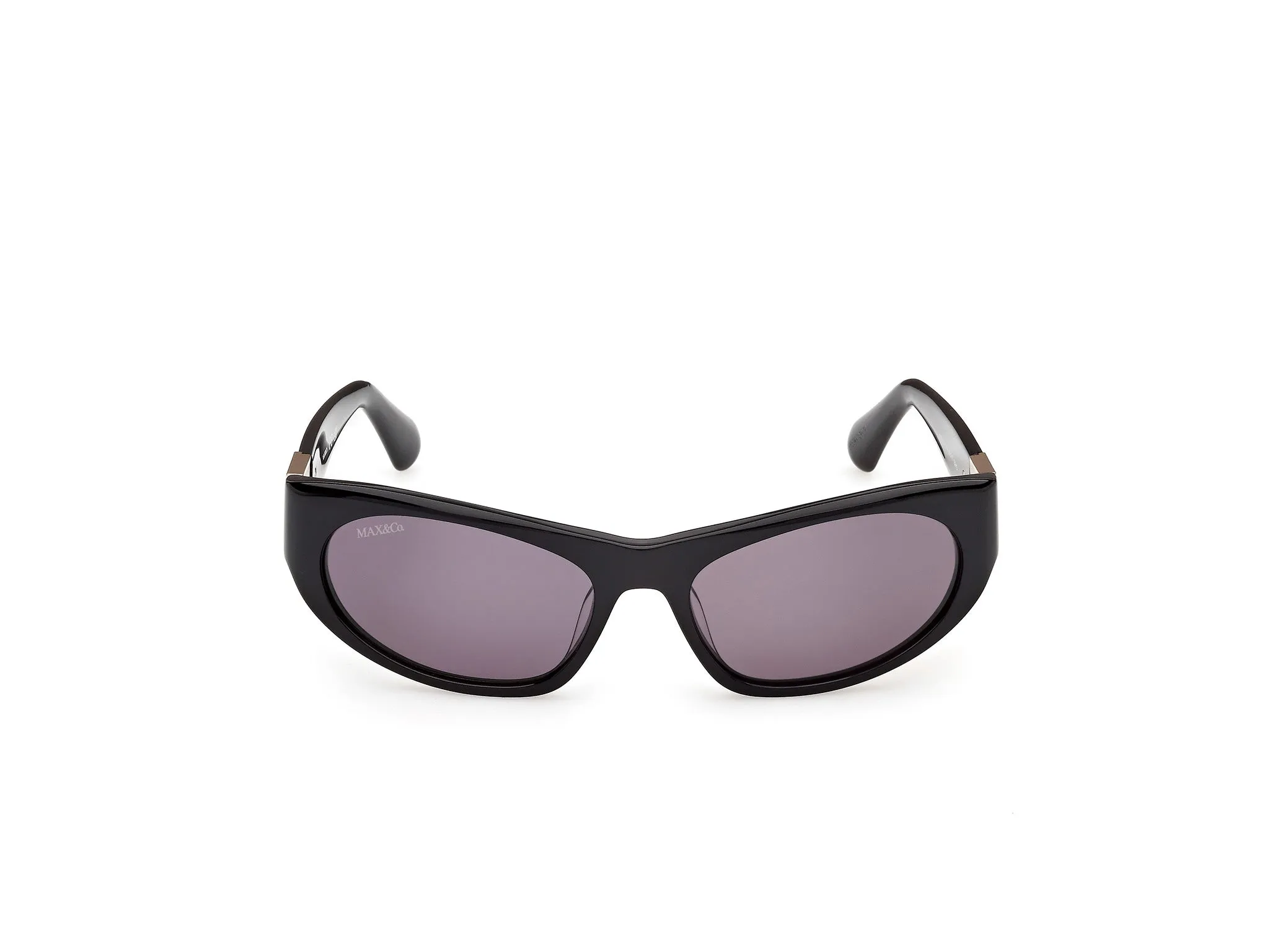 MAX&Co MO0151 01A Occhiali da sole Acetato Nero Fumo Cat Eye Normale - immagine 2