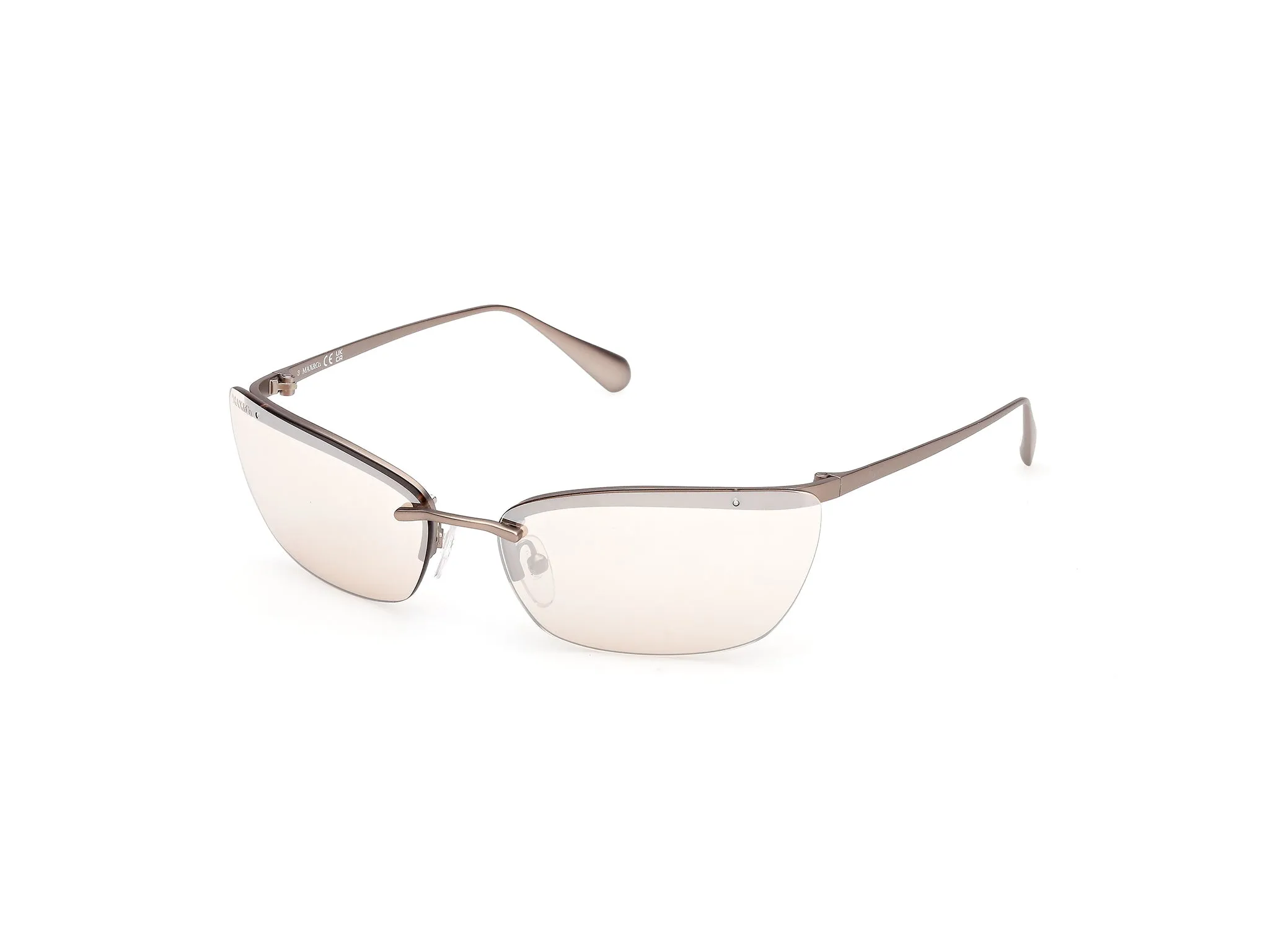 MAX&Co MO0150 38G Occhiali da sole Metallo Bronzo Marrone Farfalla Normale - immagine 1