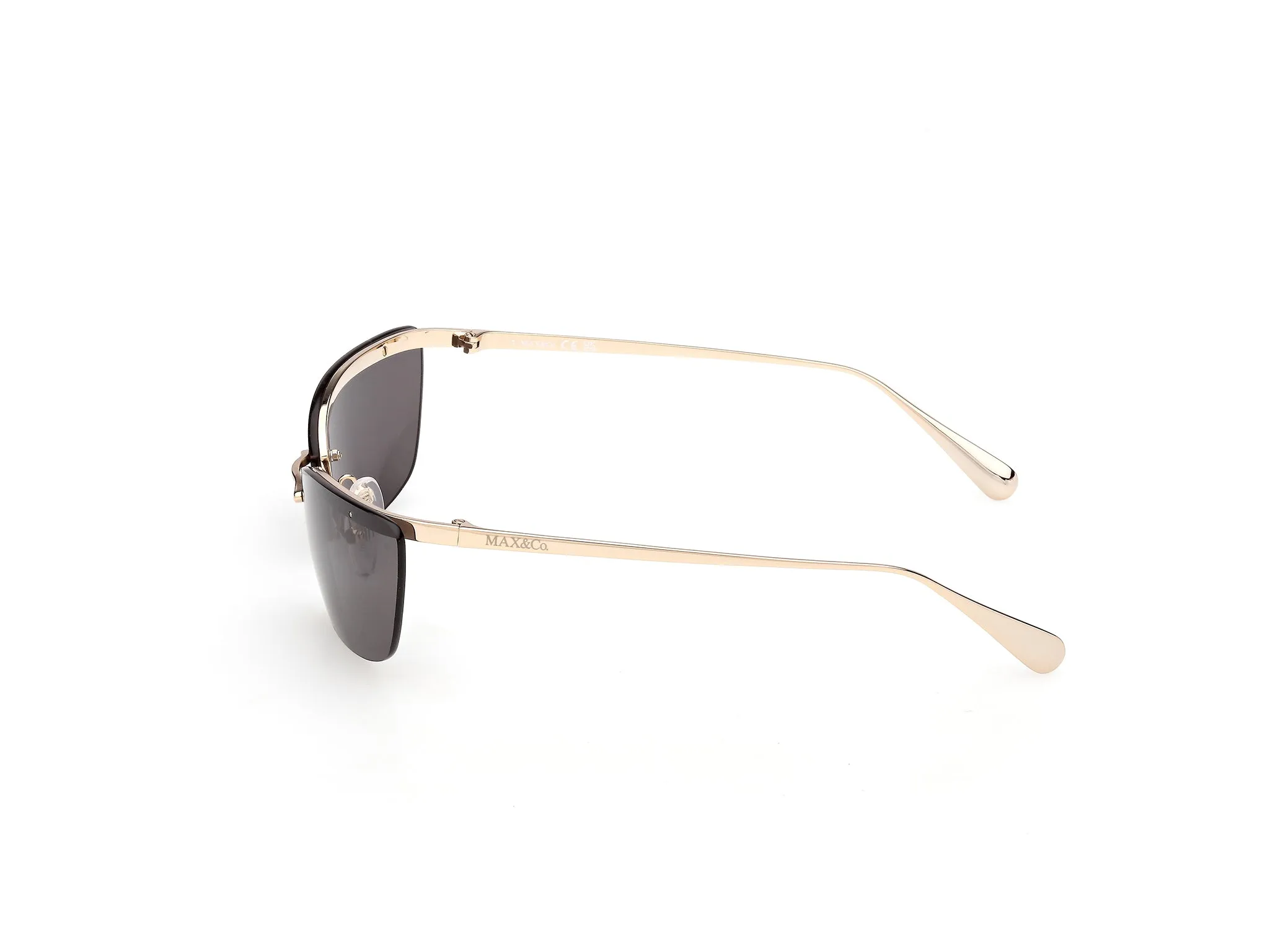 MAX&Co MO0150 32A Occhiali da sole Metallo Oro Fumo Farfalla Normale - immagine 3