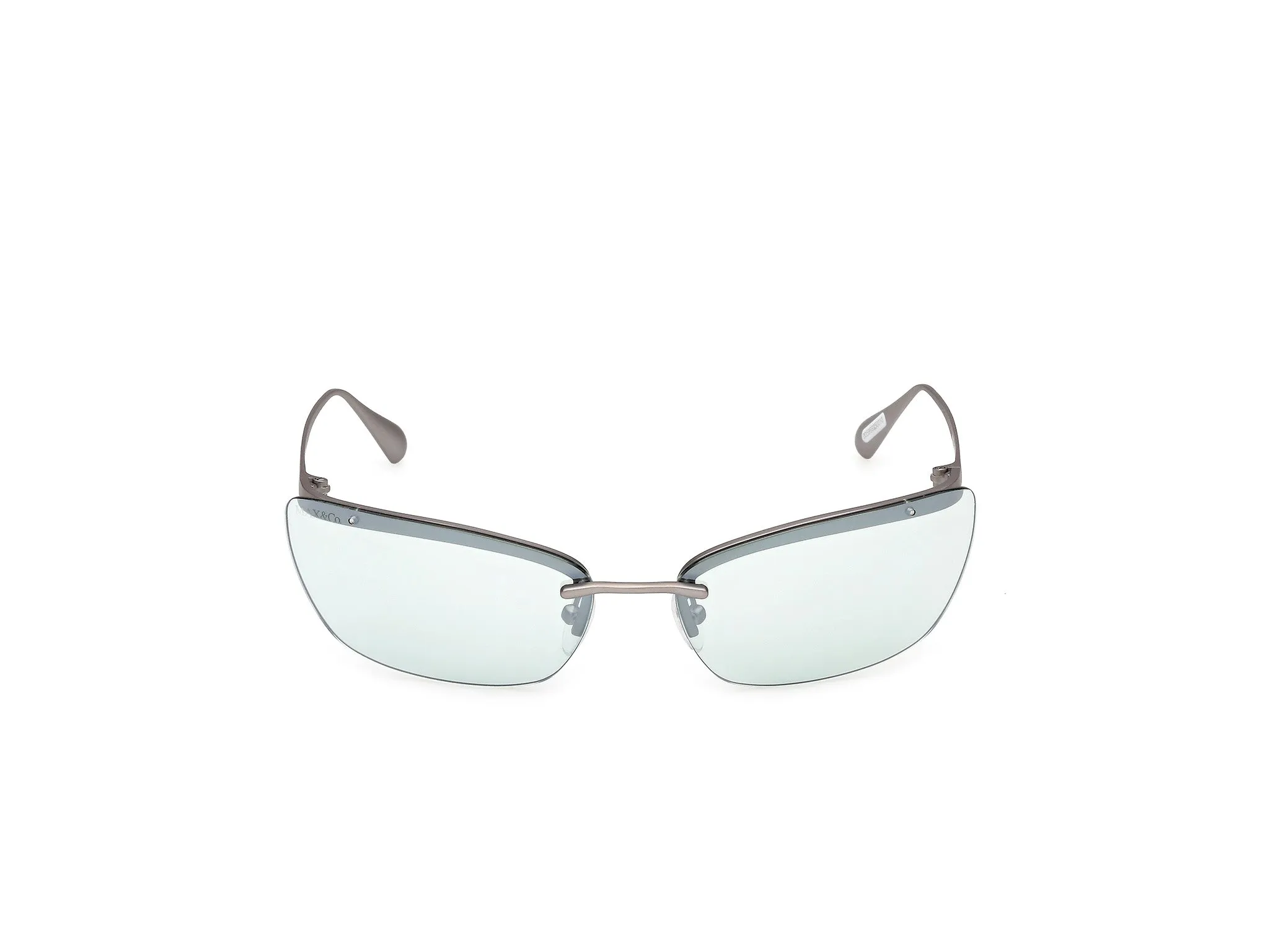 MAX&Co MO0150 15Q Occhiali da sole Metallo Grigio Verde Farfalla Normale - immagine 2