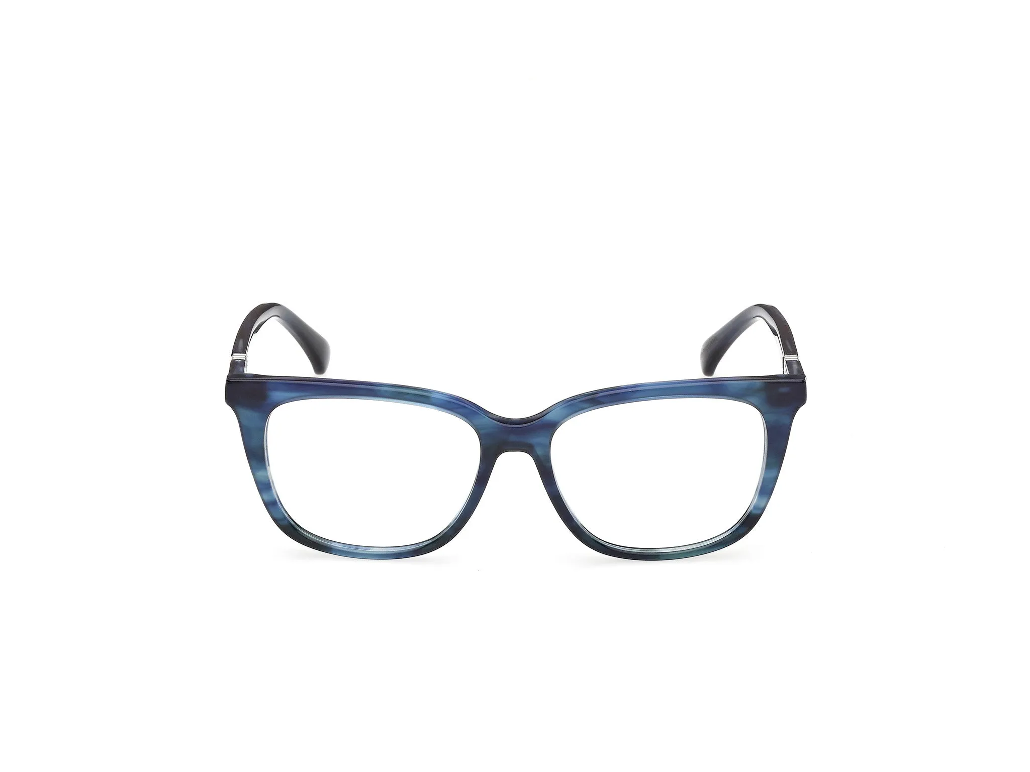 Max Mara MM5239 092 Montature da vista Acetato Azzurro Rotonda Normale - immagine 2
