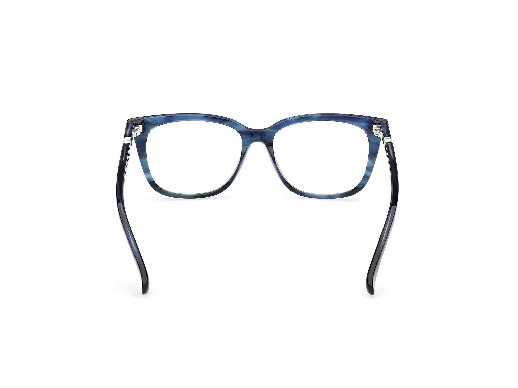 Max Mara MM5239 092 Montature da vista Acetato Azzurro Rotonda Normale - immagine 4