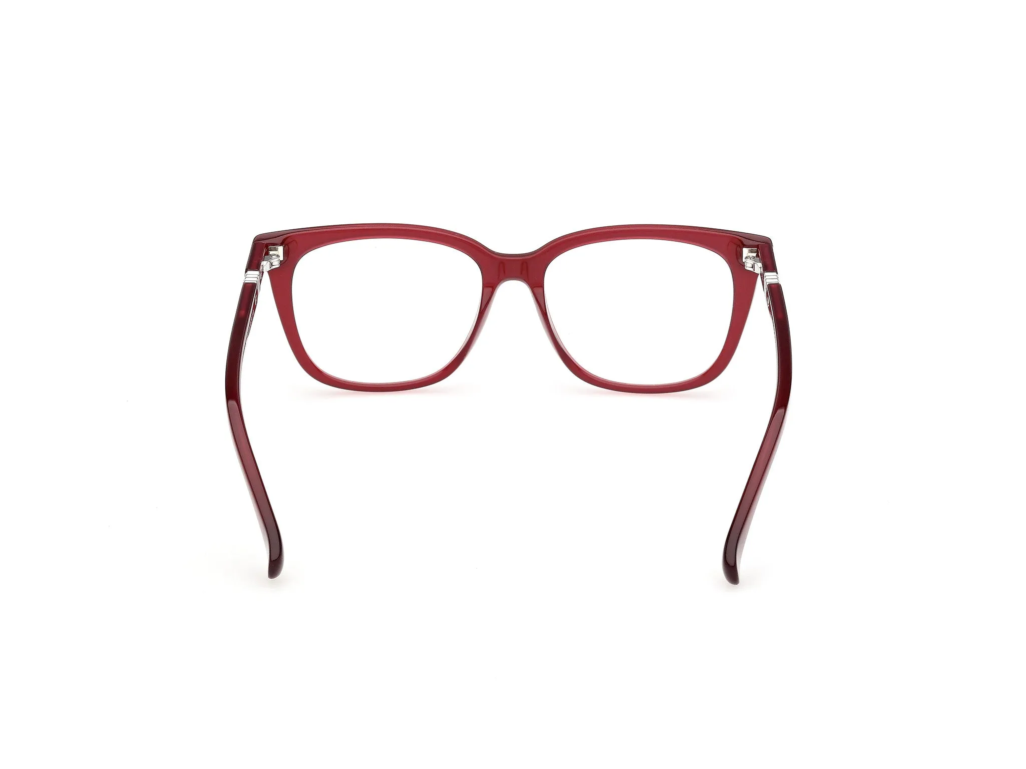 Max Mara MM5239 069 Montature da vista Acetato Bordeaux Rotonda Normale - immagine 4