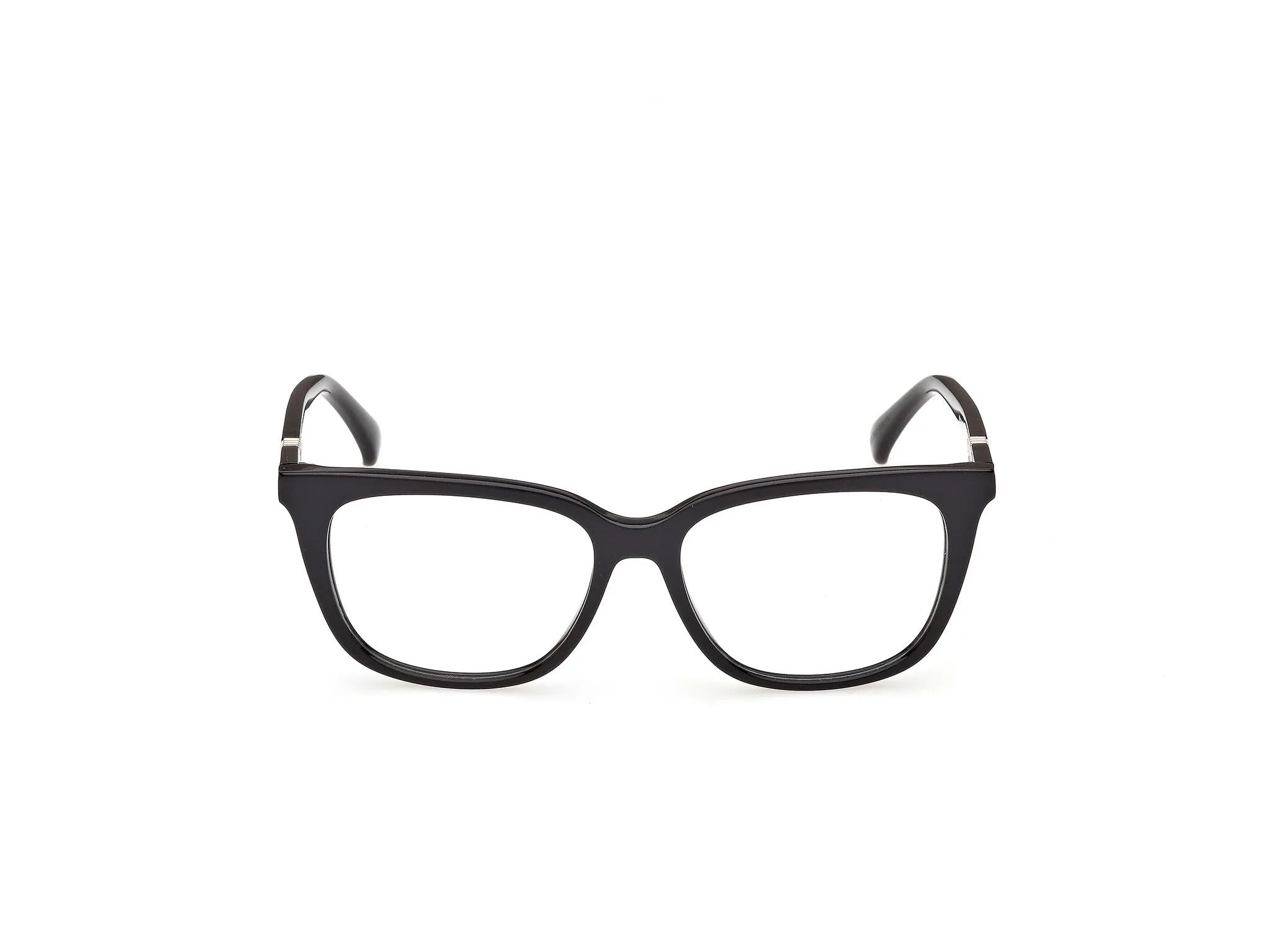Max Mara MM5239 001 Montature da vista Acetato Nero Rotonda Normale - immagine 2