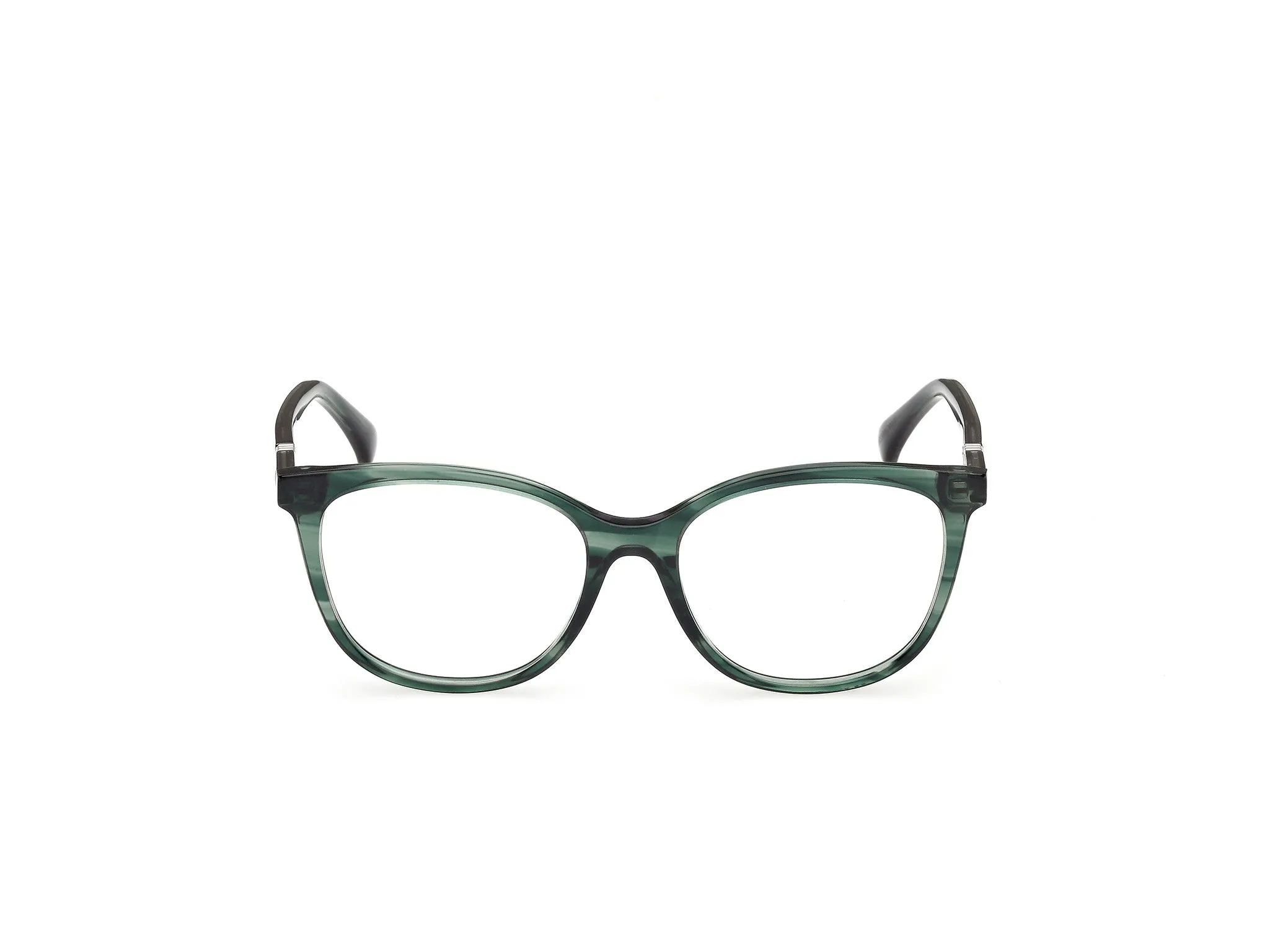 Max Mara MM5238 098 Montature da vista Acetato Verde Rotonda Normale - immagine 2