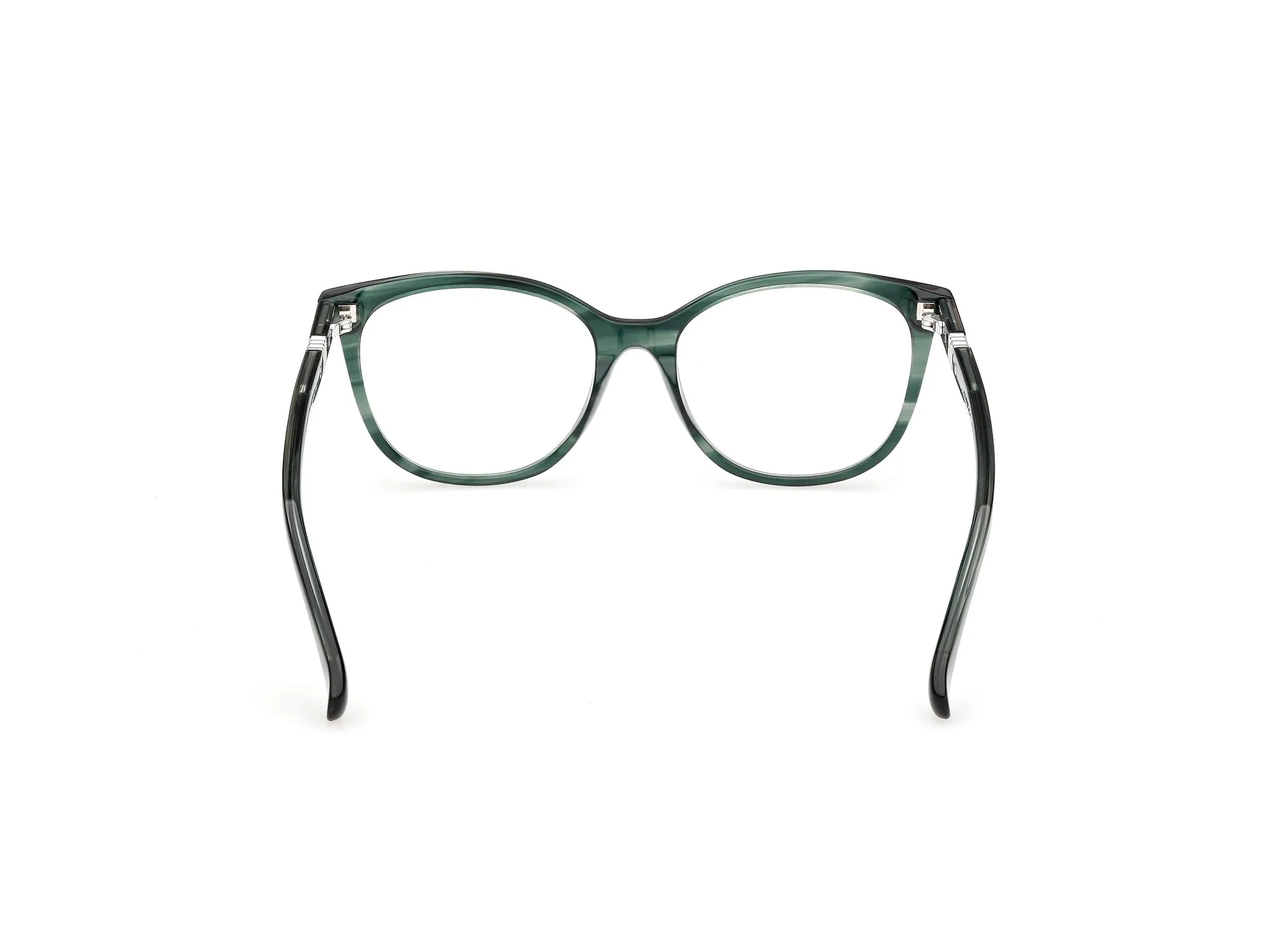 Max Mara MM5238 098 Montature da vista Acetato Verde Rotonda Normale - immagine 4