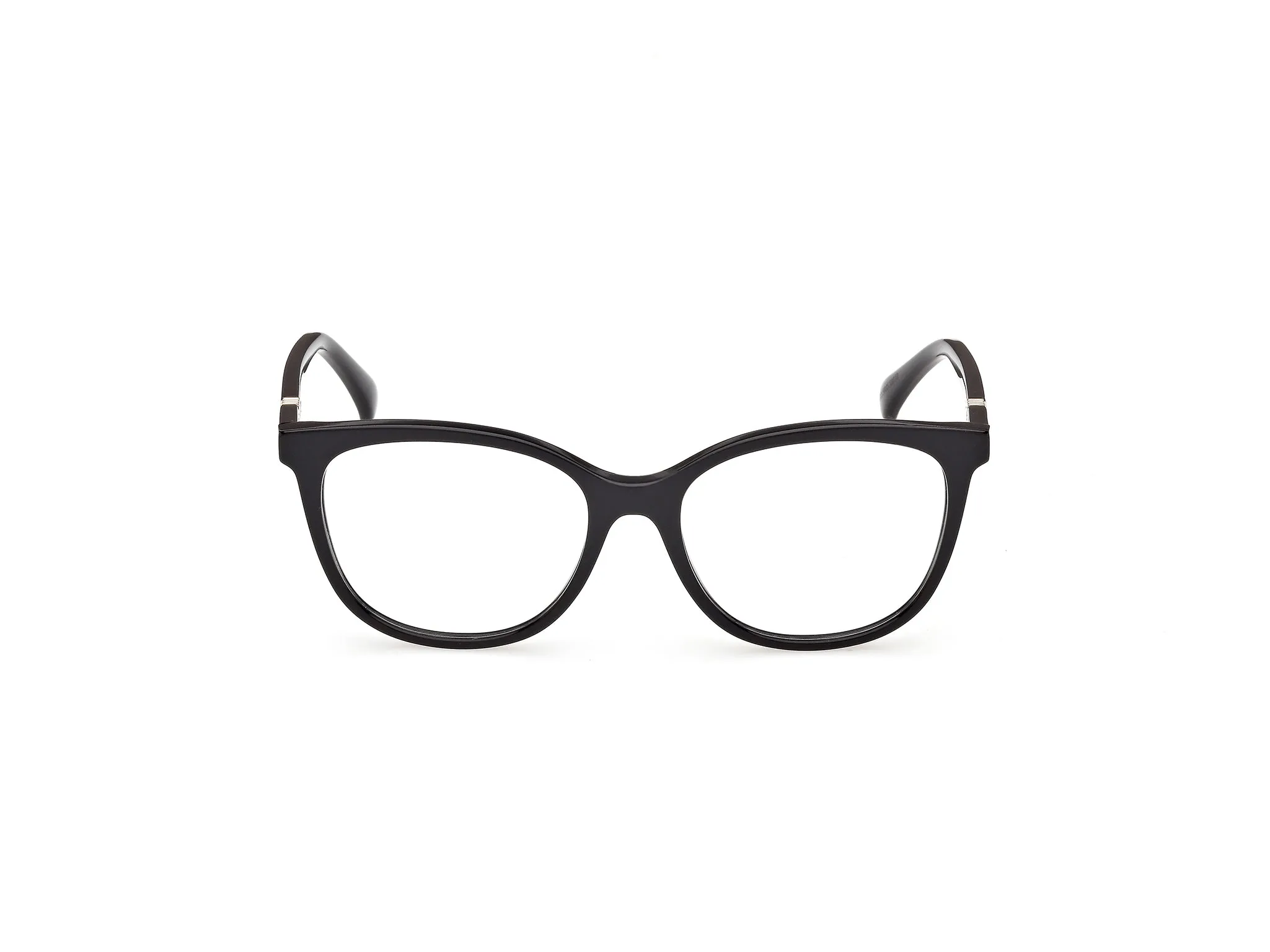 Max Mara MM5238 001 Montature da vista Acetato Nero Rotonda Normale - immagine 2