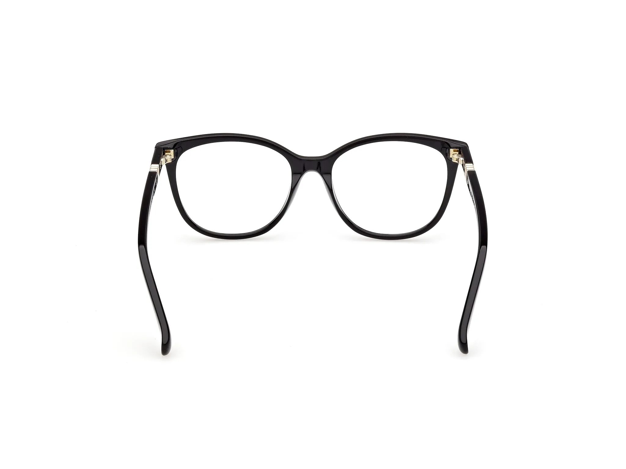 Max Mara MM5238 001 Montature da vista Acetato Nero Rotonda Normale - immagine 4