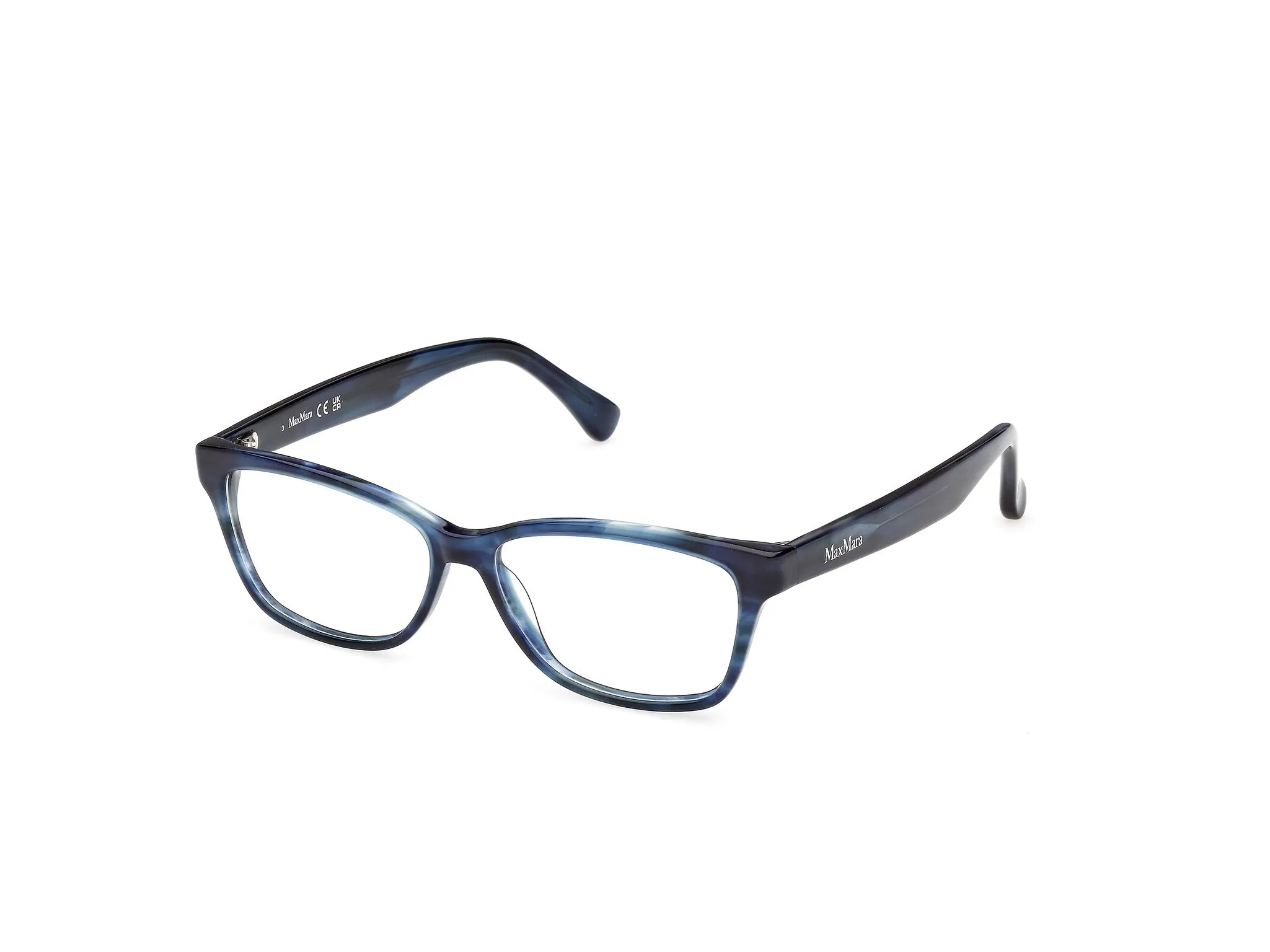 Max Mara MM5237 092 Montature da vista Acetato Azzurro Squadrata Normale - immagine 1