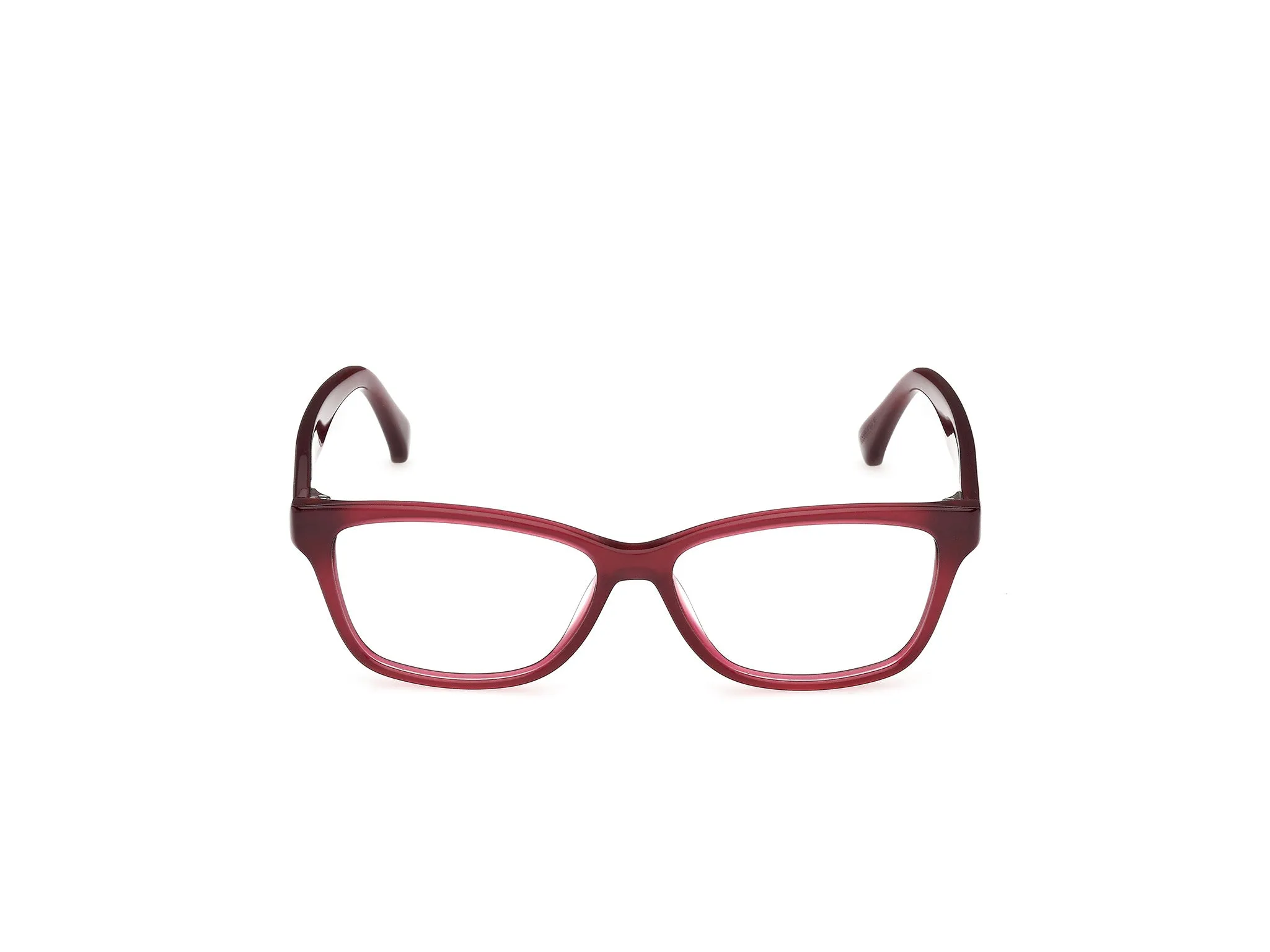 Max Mara MM5237 069 Montature da vista Acetato Bordeaux Squadrata Normale - immagine 2