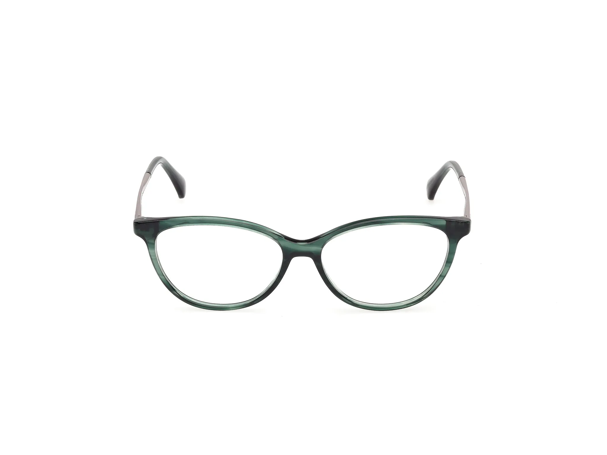 Max Mara MM5236 098 Montature da vista Acetato Verde Rotonda Normale - immagine 2