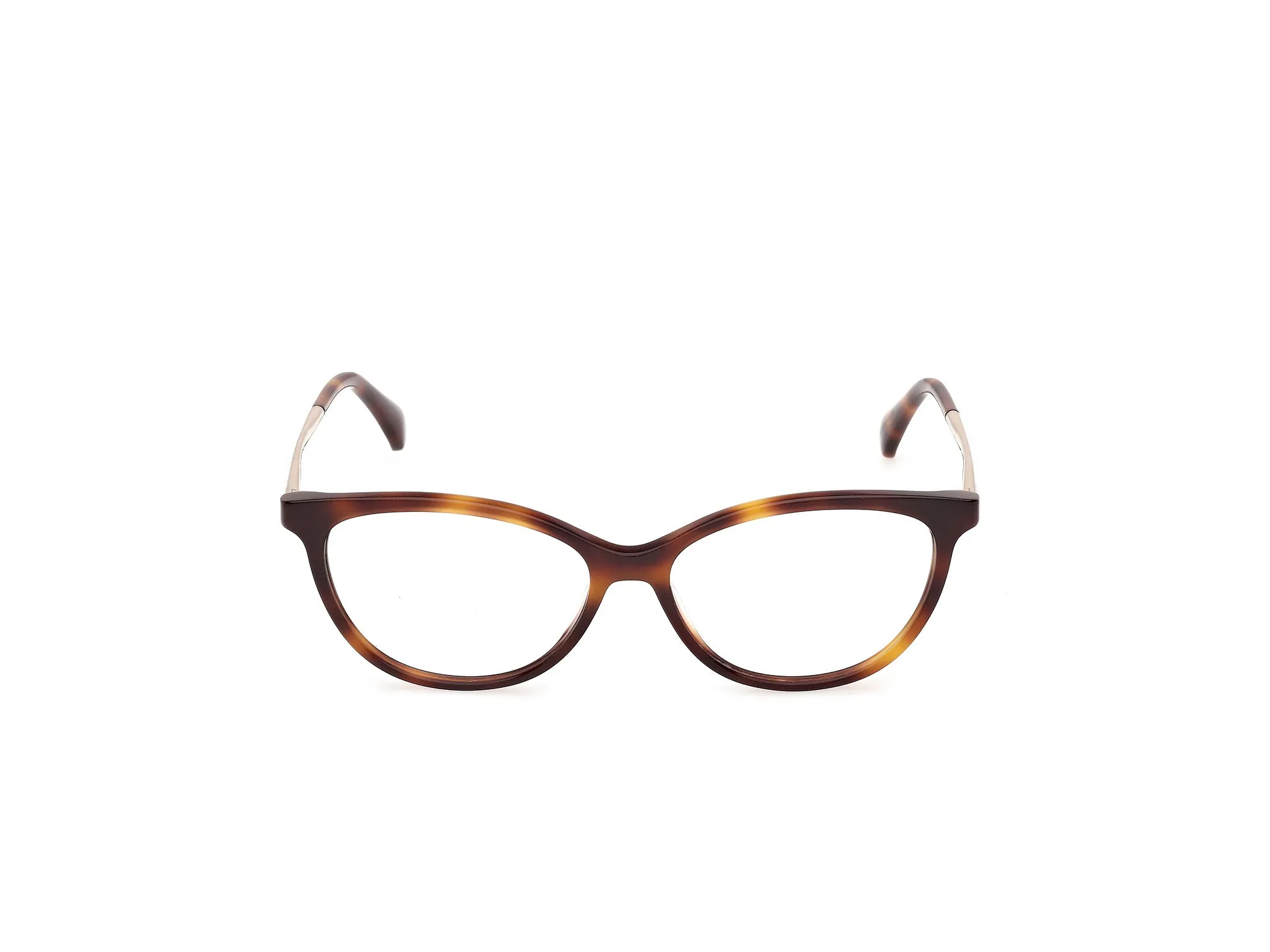 Max Mara MM5236 052 Montature da vista Acetato Havana Rotonda Normale - immagine 2