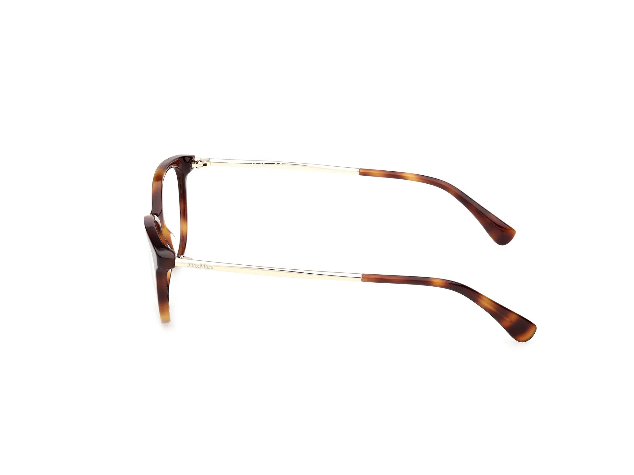 Max Mara MM5236 052 Montature da vista Acetato Havana Rotonda Normale - immagine 3