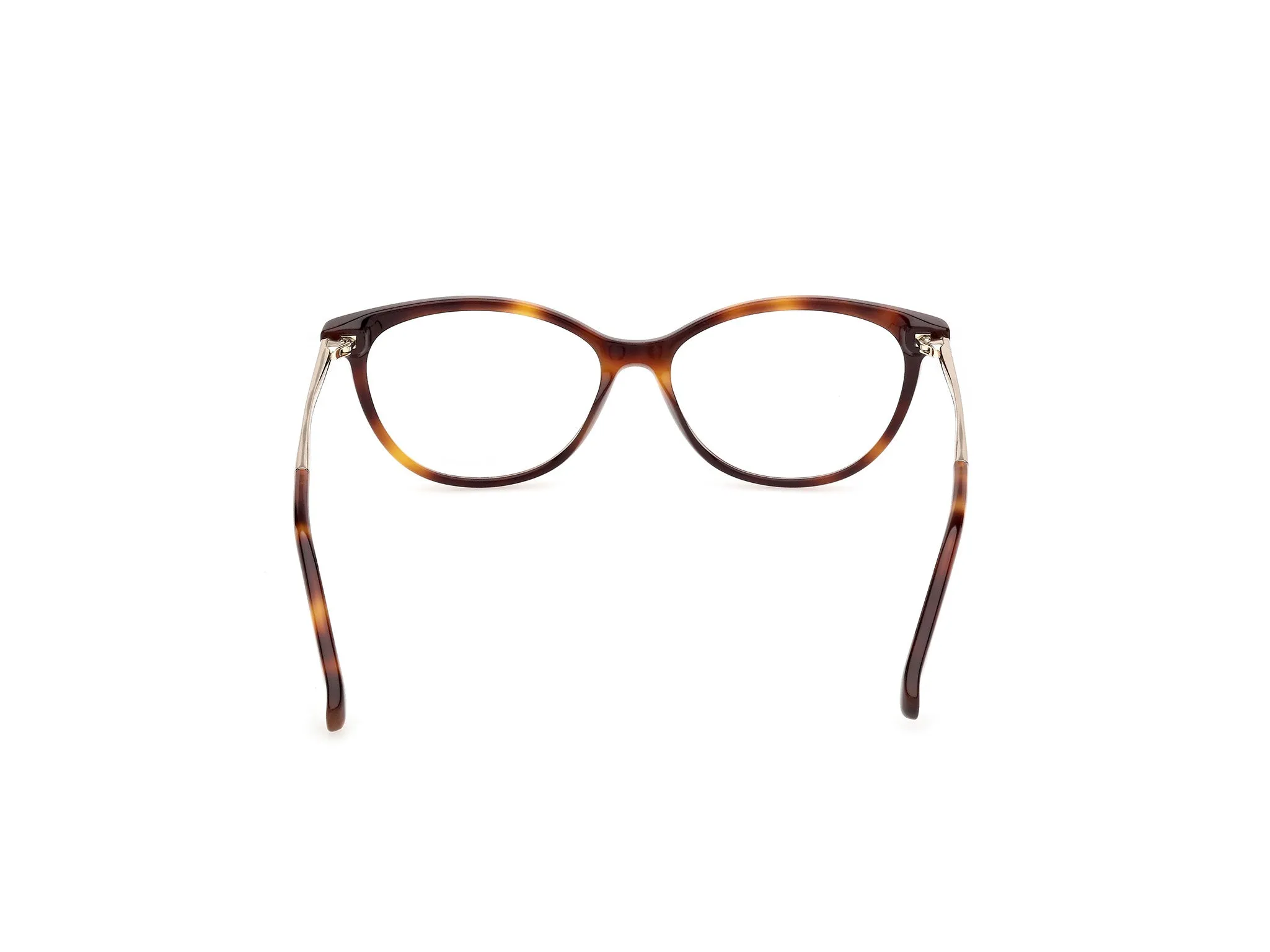 Max Mara MM5236 052 Montature da vista Acetato Havana Rotonda Normale - immagine 4