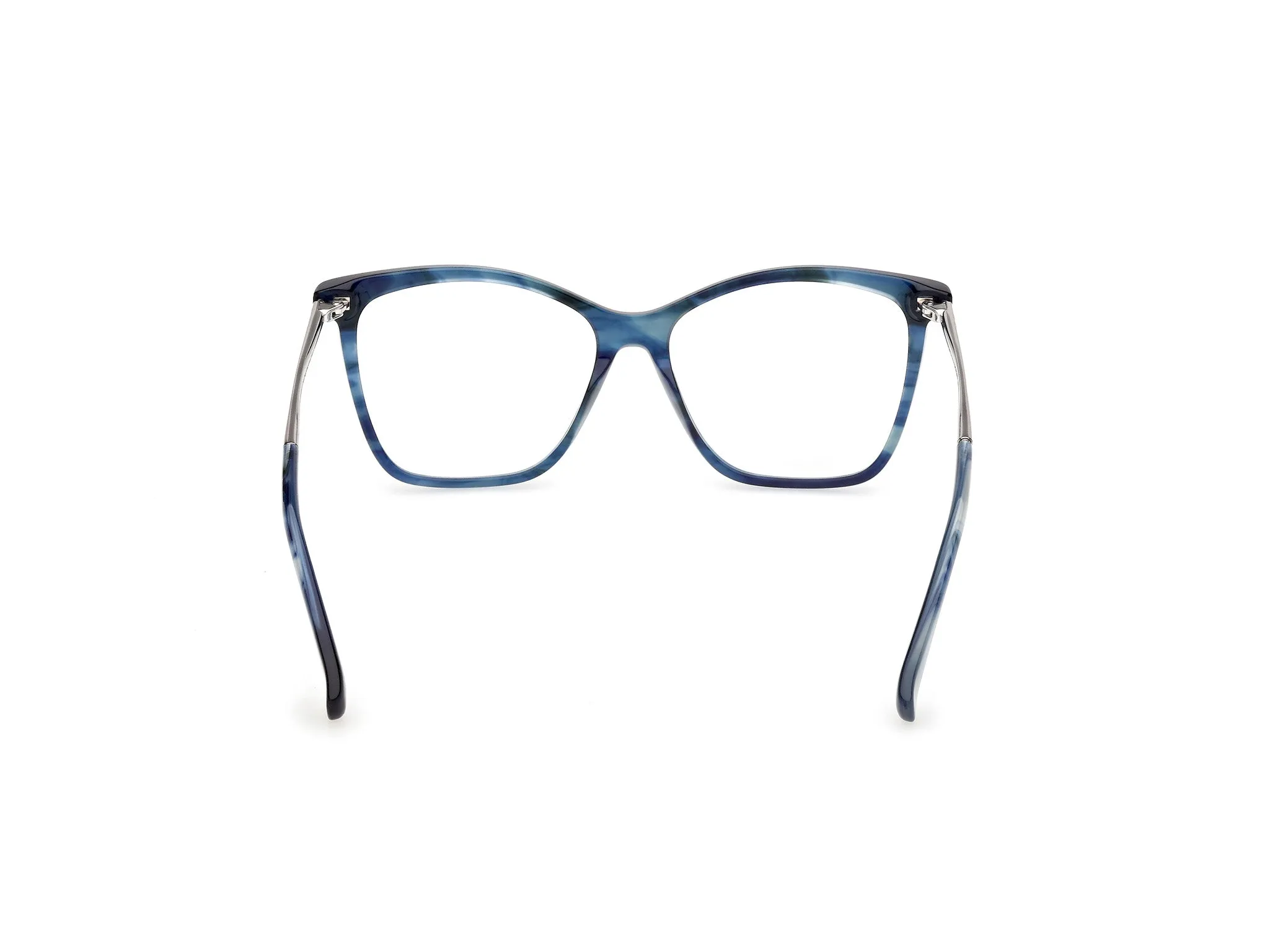 Max Mara MM5235 092 Montature da vista Acetato Blu Rotonda Normale - immagine 4