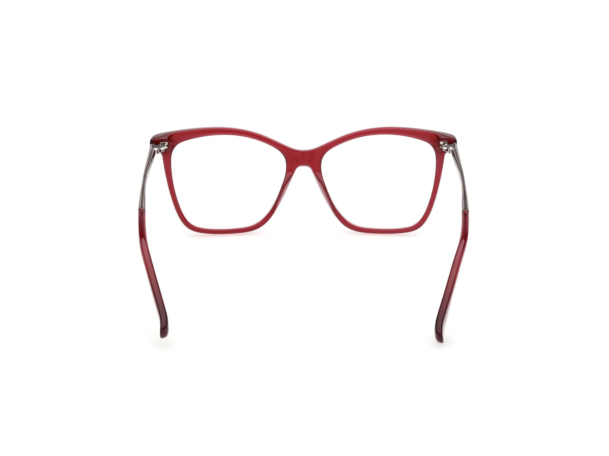 Max Mara MM5235 069 Montature da vista Acetato Bordeaux Rotonda Normale - immagine 4