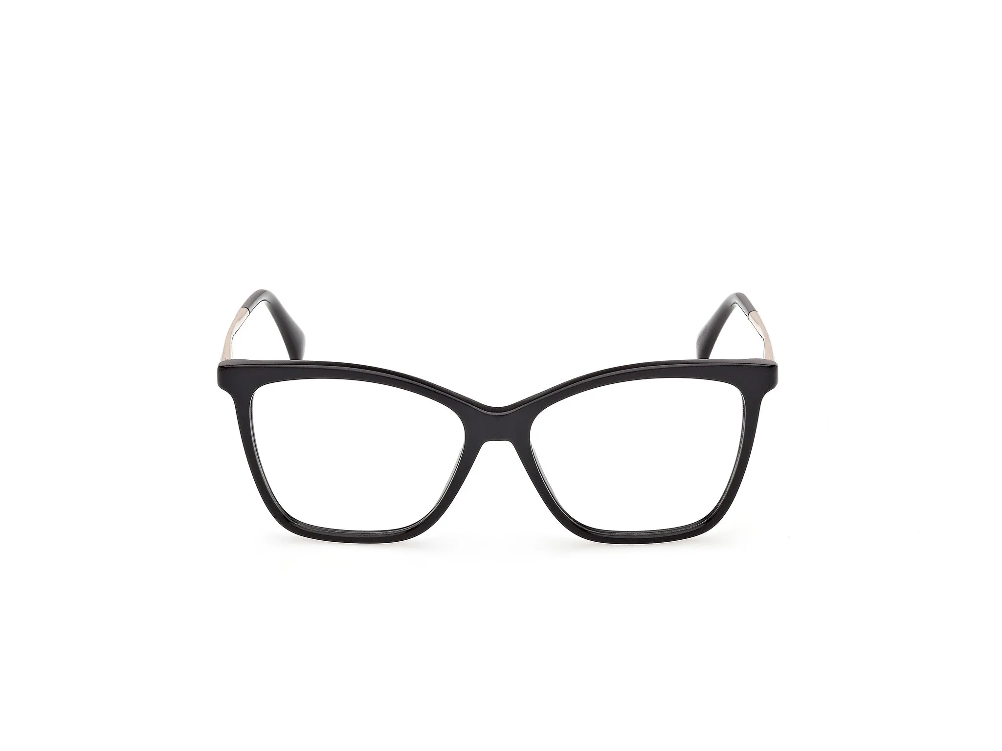Max Mara MM5235 001 Montature da vista Acetato Nero Rotonda Normale - immagine 2