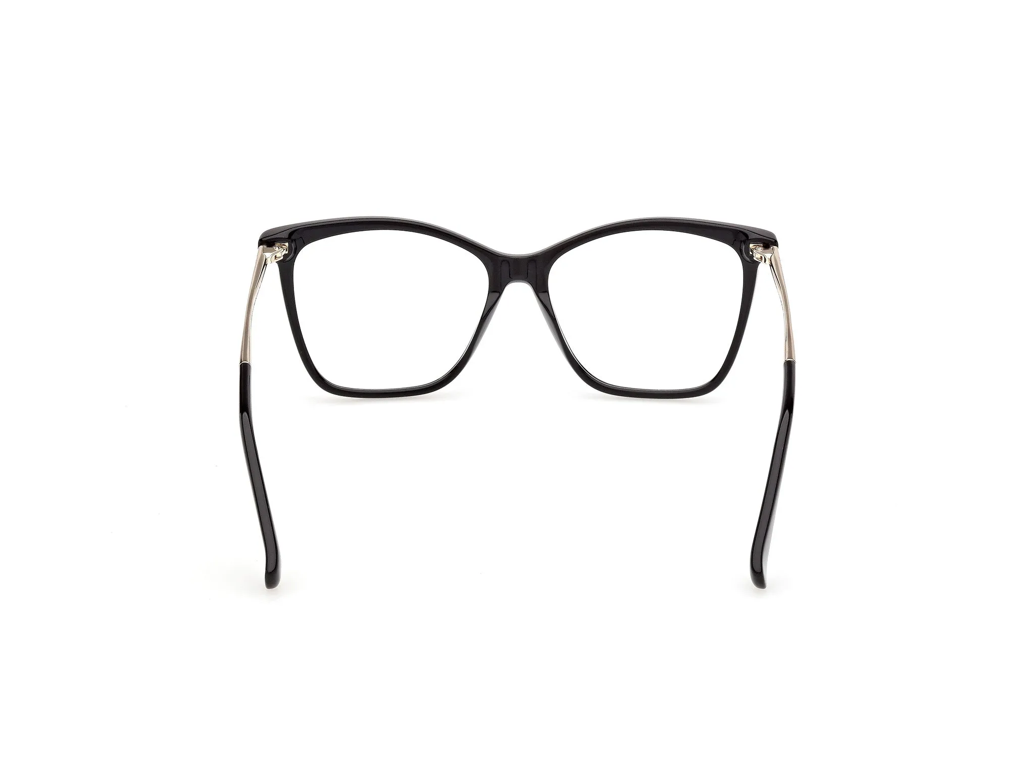 Max Mara MM5235 001 Montature da vista Acetato Nero Rotonda Normale - immagine 4