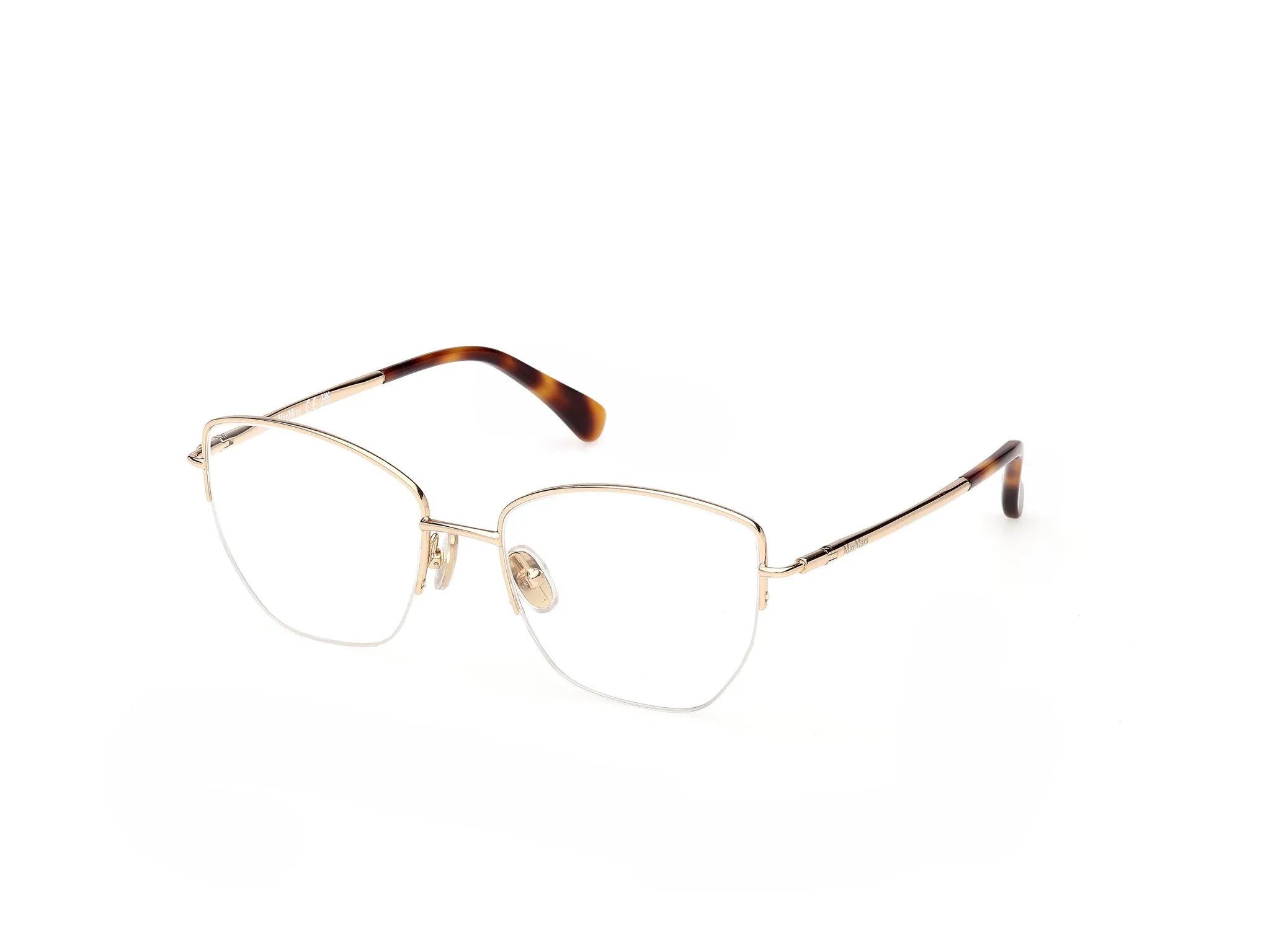 Max Mara MM5234 032 Montature da vista Metallo Oro Geometrica Normale - immagine 1