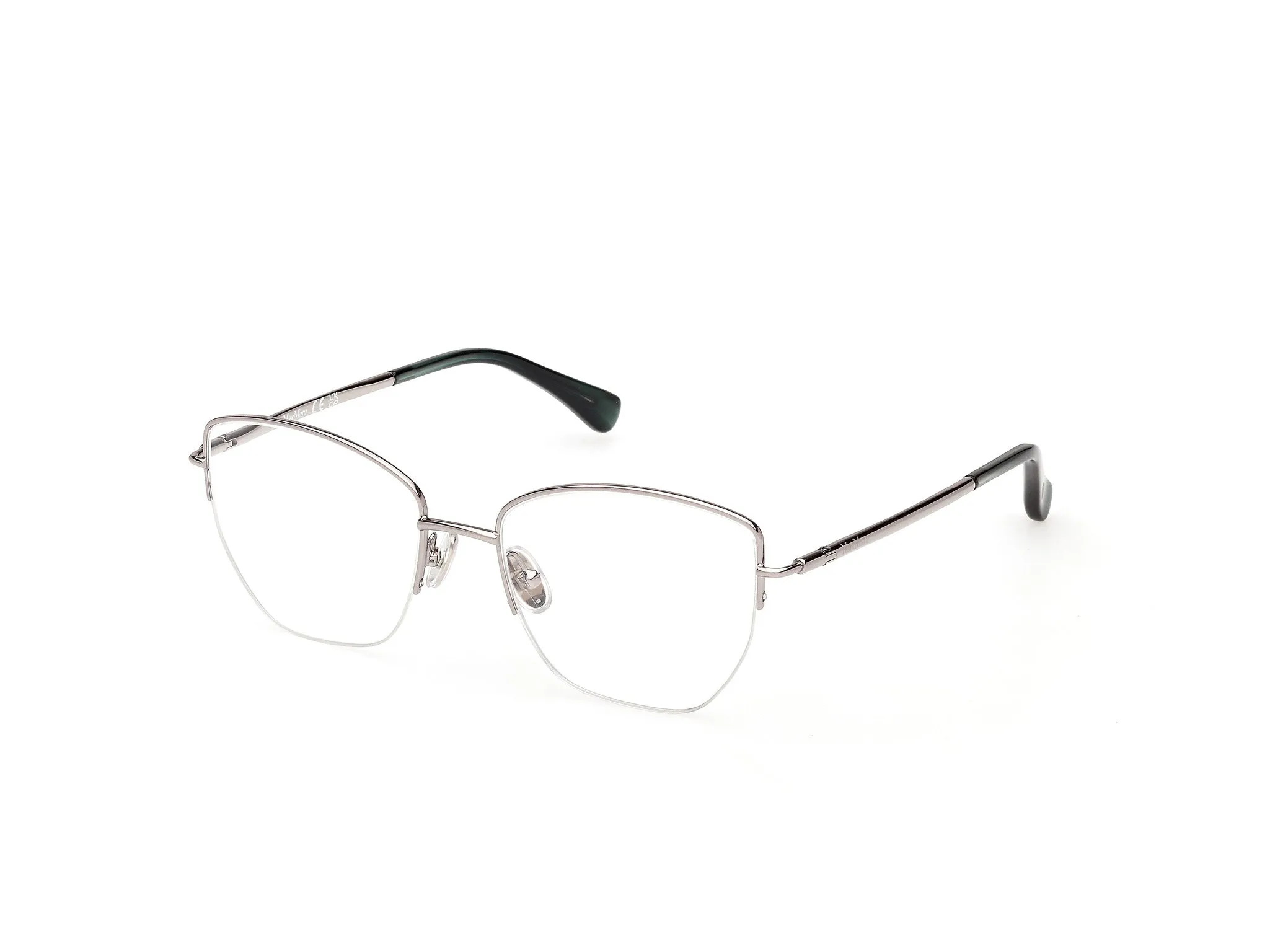 Max Mara MM5234 014 Montature da vista Metallo Grigio Geometrica Normale - immagine 1