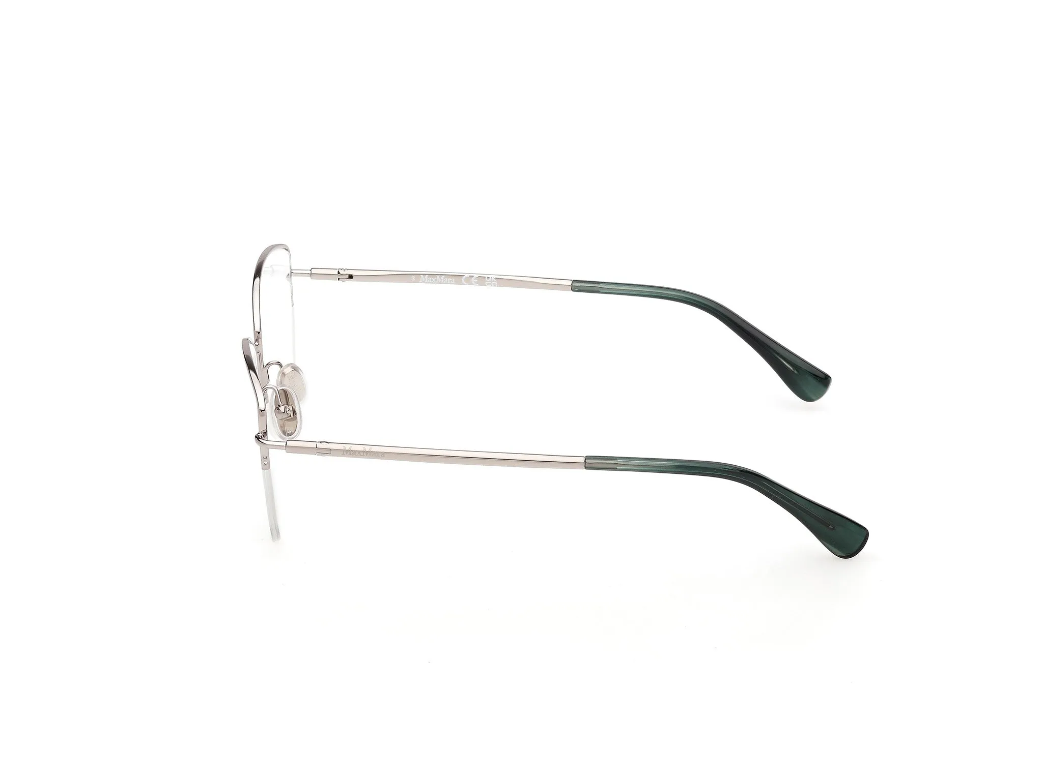 Max Mara MM5234 014 Montature da vista Metallo Grigio Geometrica Normale - immagine 3
