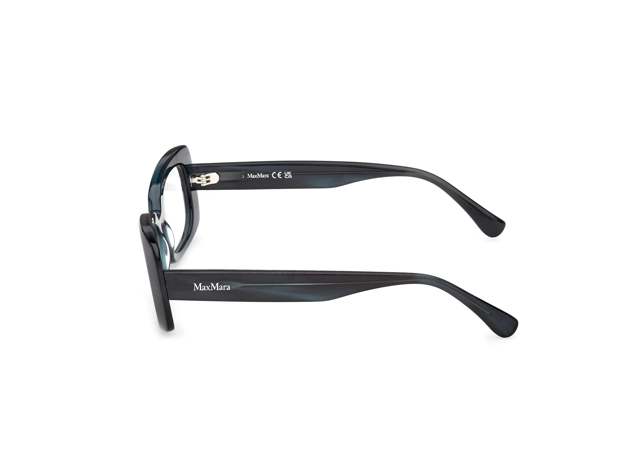 Max Mara MM5233 064 Montature da vista Acetato Marrone Squadrata Normale - immagine 3