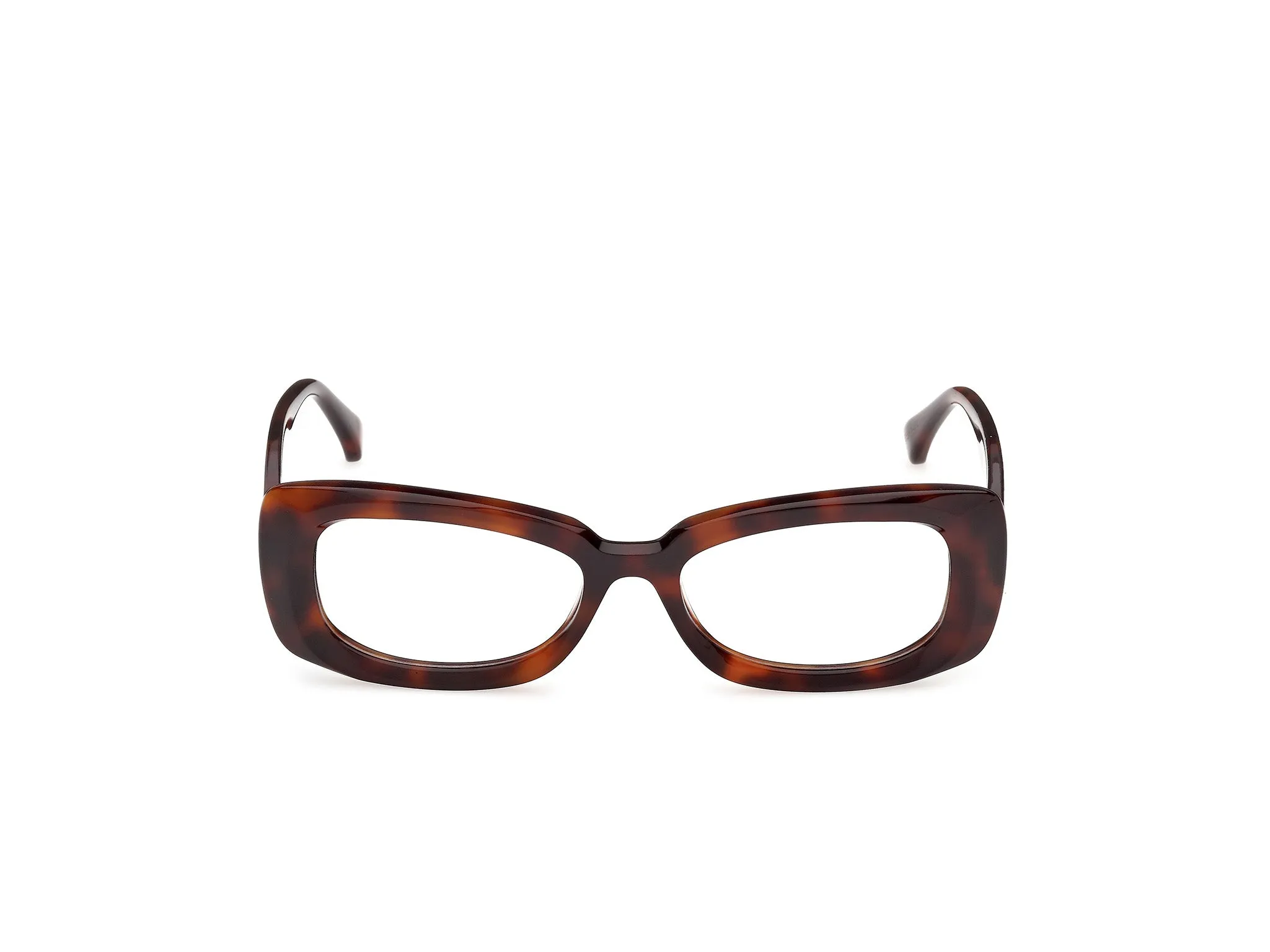 Max Mara MM5233 052 Montature da vista Acetato Havana Squadrata Normale - immagine 2