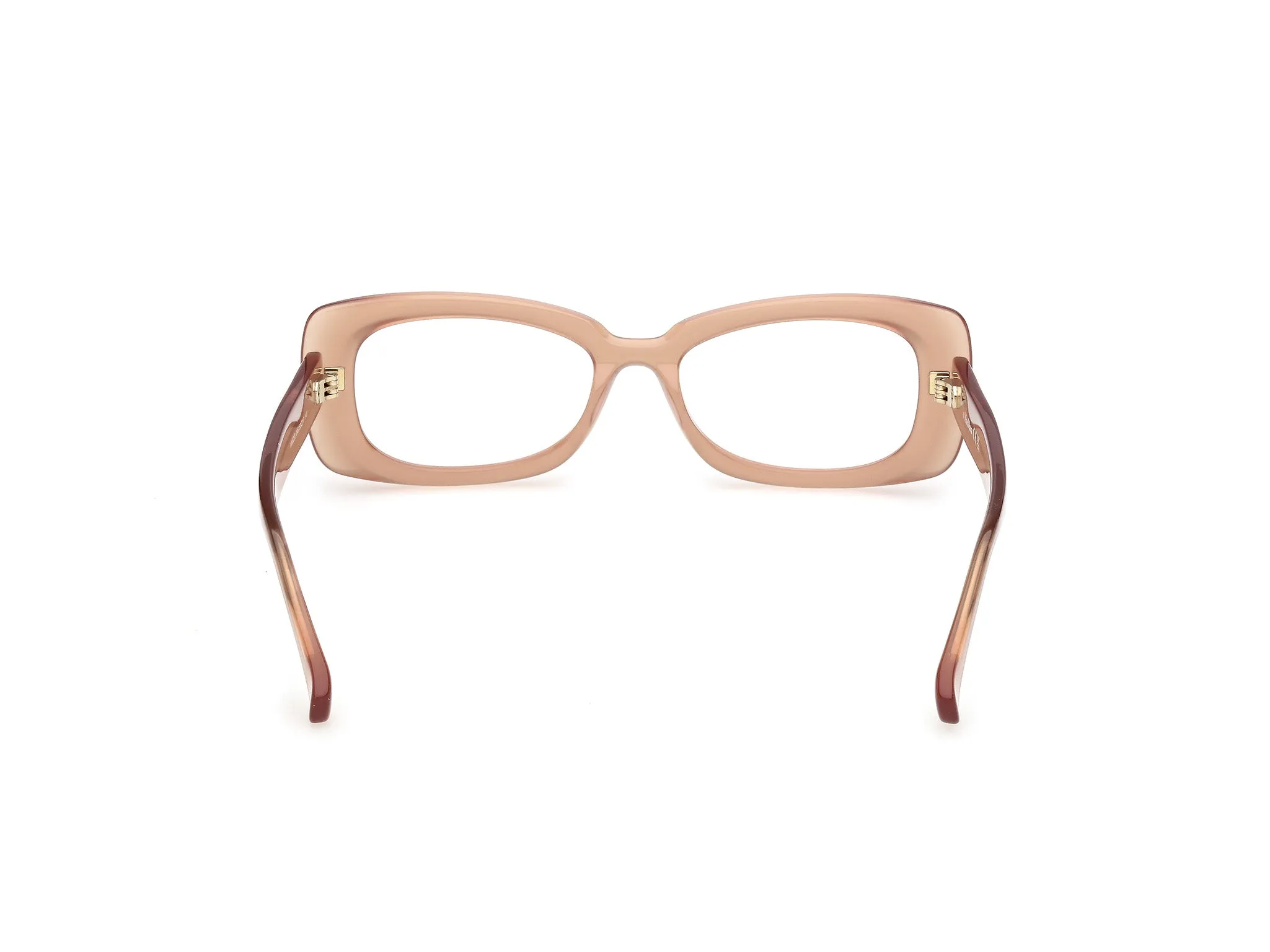 Max Mara MM5233 045 Montature da vista Acetato Beige Squadrata Normale - immagine 4