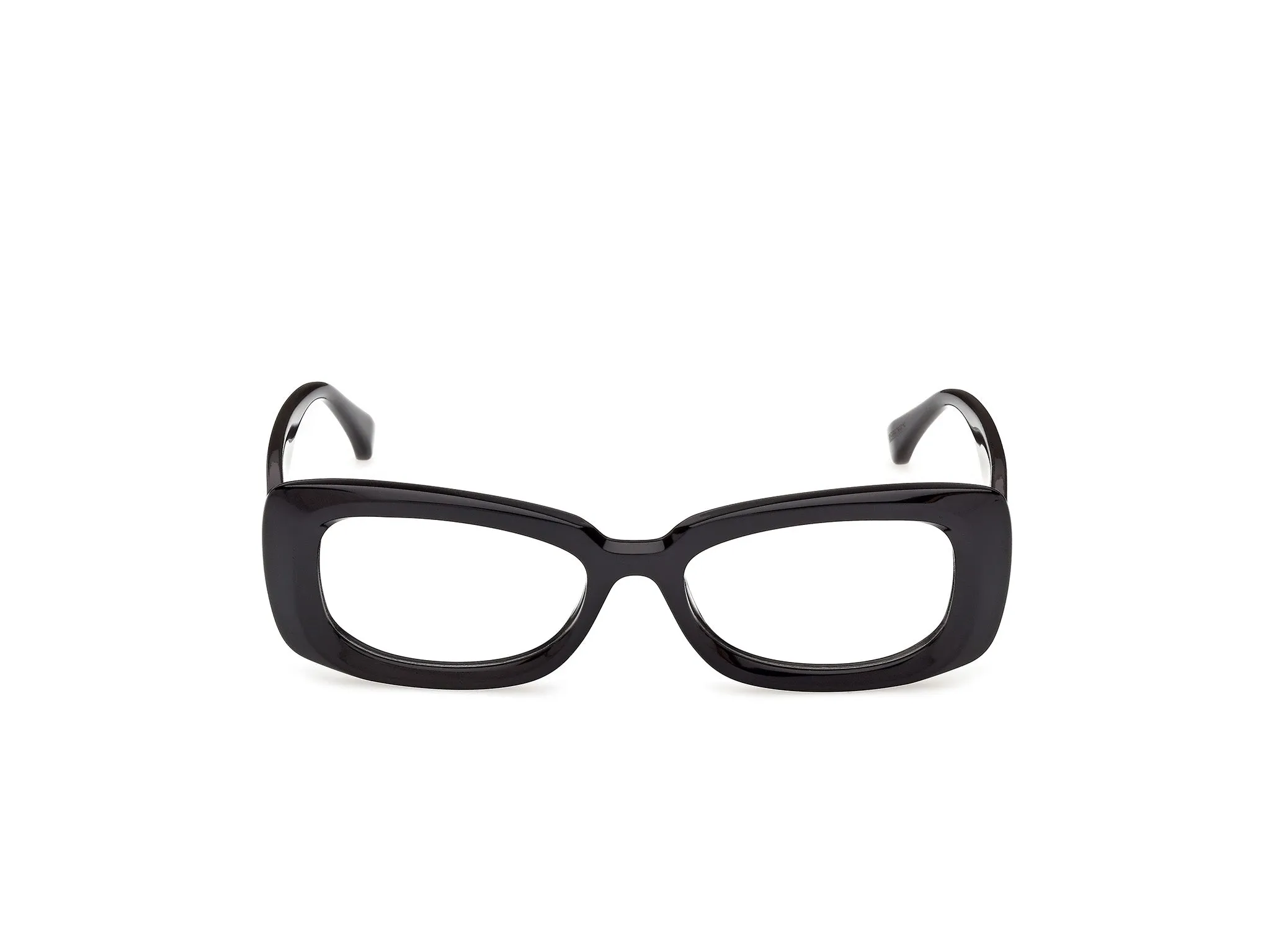 Max Mara MM5233 001 Montature da vista Acetato Nero Squadrata Normale - immagine 2