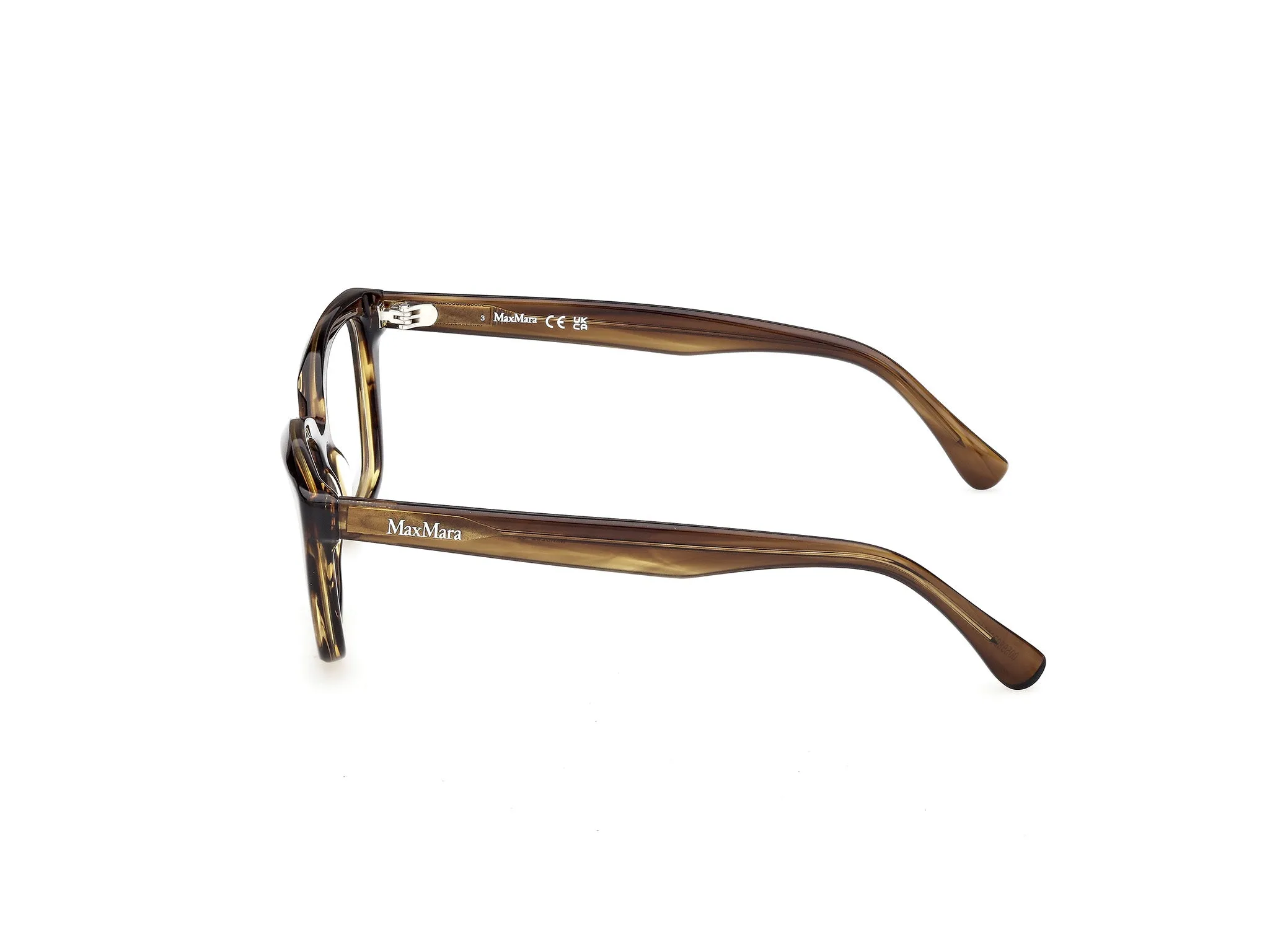 Max Mara MM5232 061 Montature da vista Acetato Marrone Cat Eye Normale - immagine 3